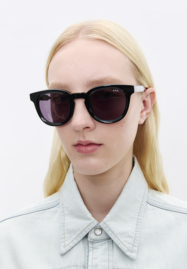 A.P.C. Accessories Les Lou Sonnenbrille Schwarz TU