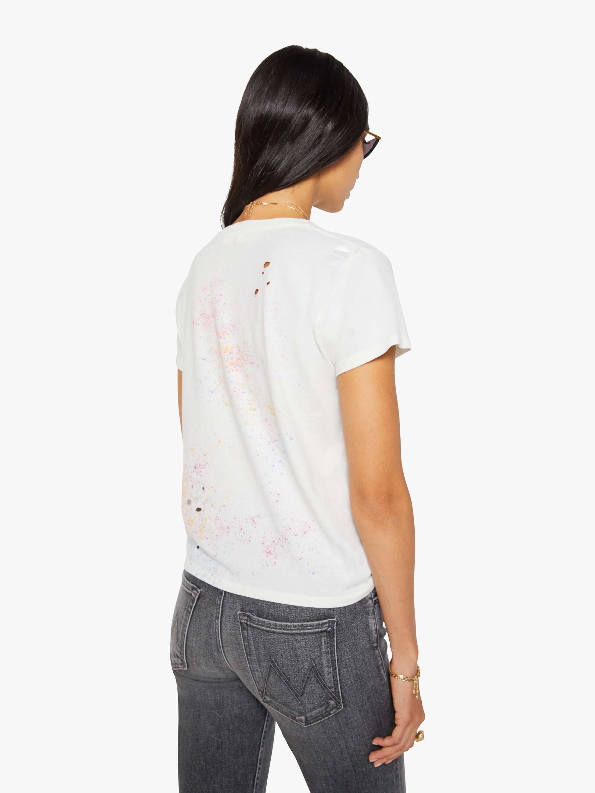 Mother The Lil Goodie Goodie T-Shirt Helicopter Offwhite