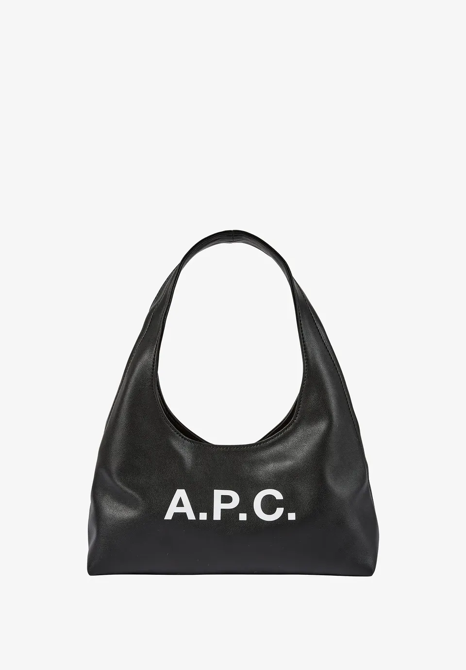 A.P.C. Baby Ninon Shoulder Handtasche schwarz Lederoptik TU