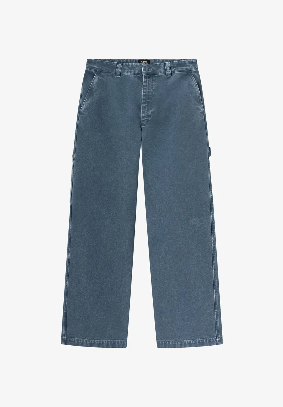 A.P.C. Carpenter-Hose Blau Canvas Gr. 48