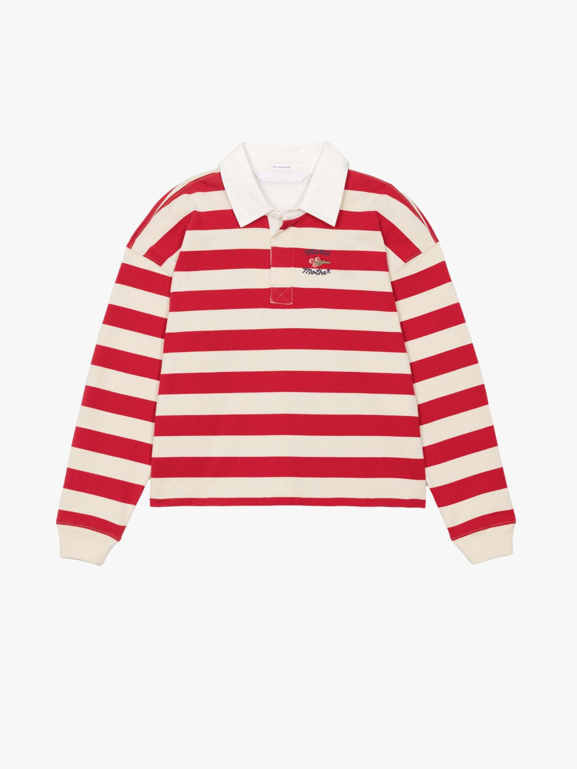 Mother The Boxy Match Shirt Going The Distance gestreift