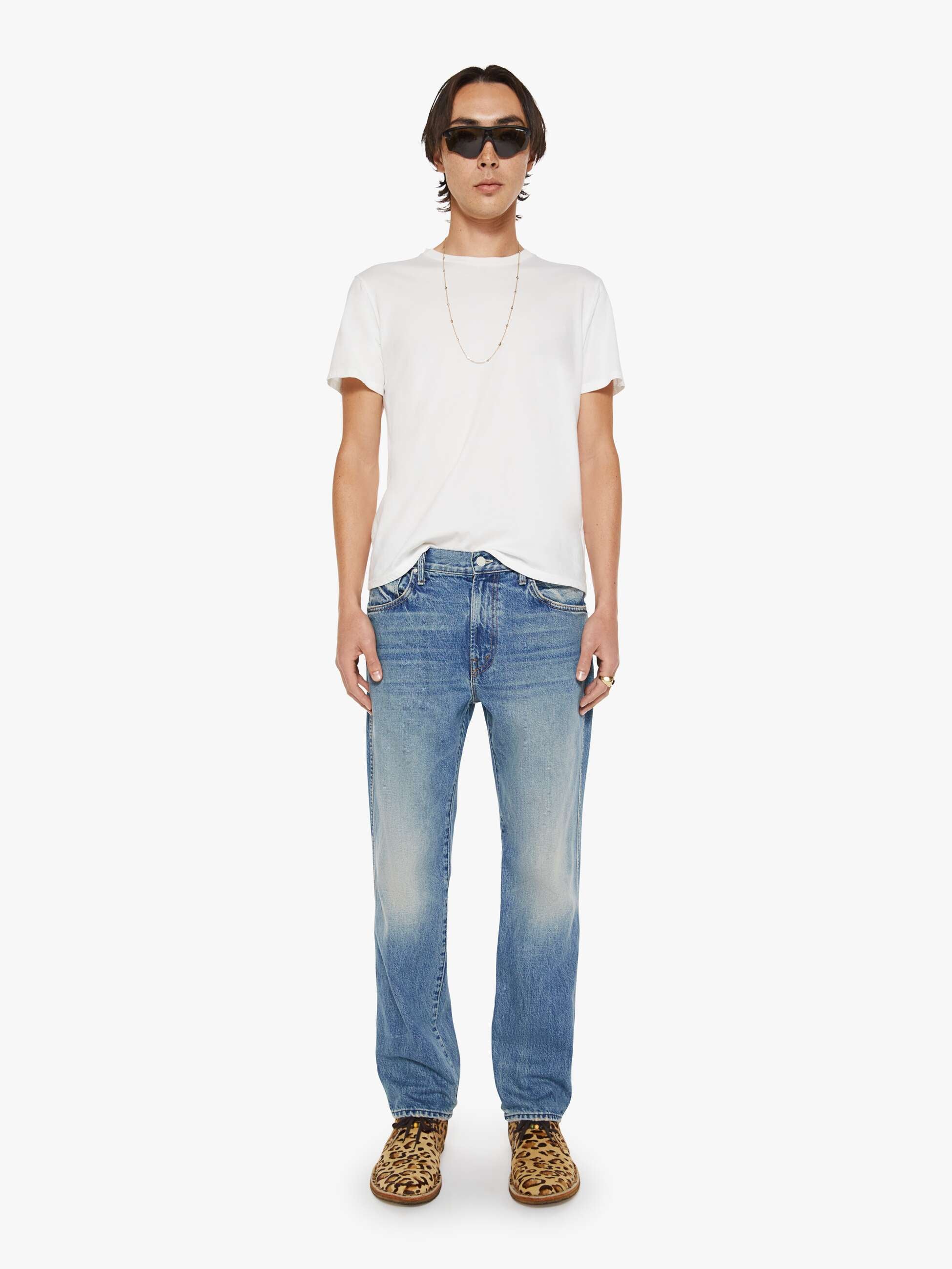Mother The Bronco Got A Light Jeans Herren Hellblau Baumwolle
