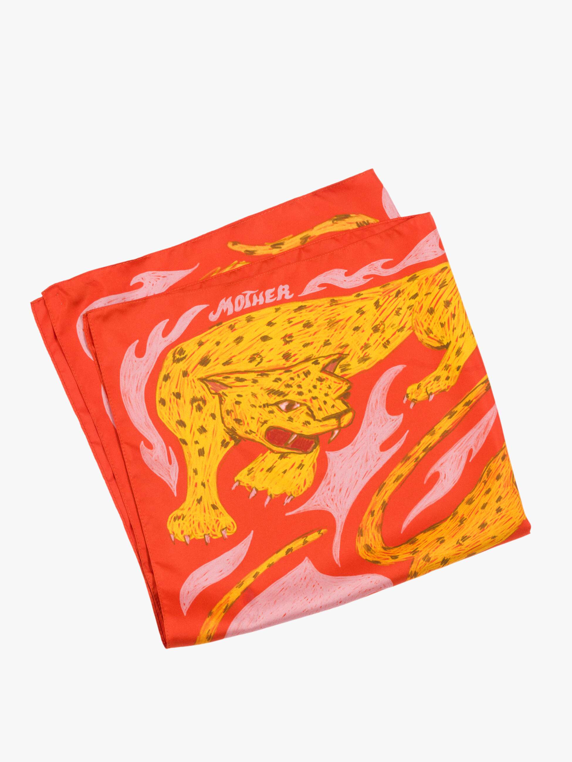 Mother The Scarf It Down Seidentuch Flaming Hot Cheetahs O/S