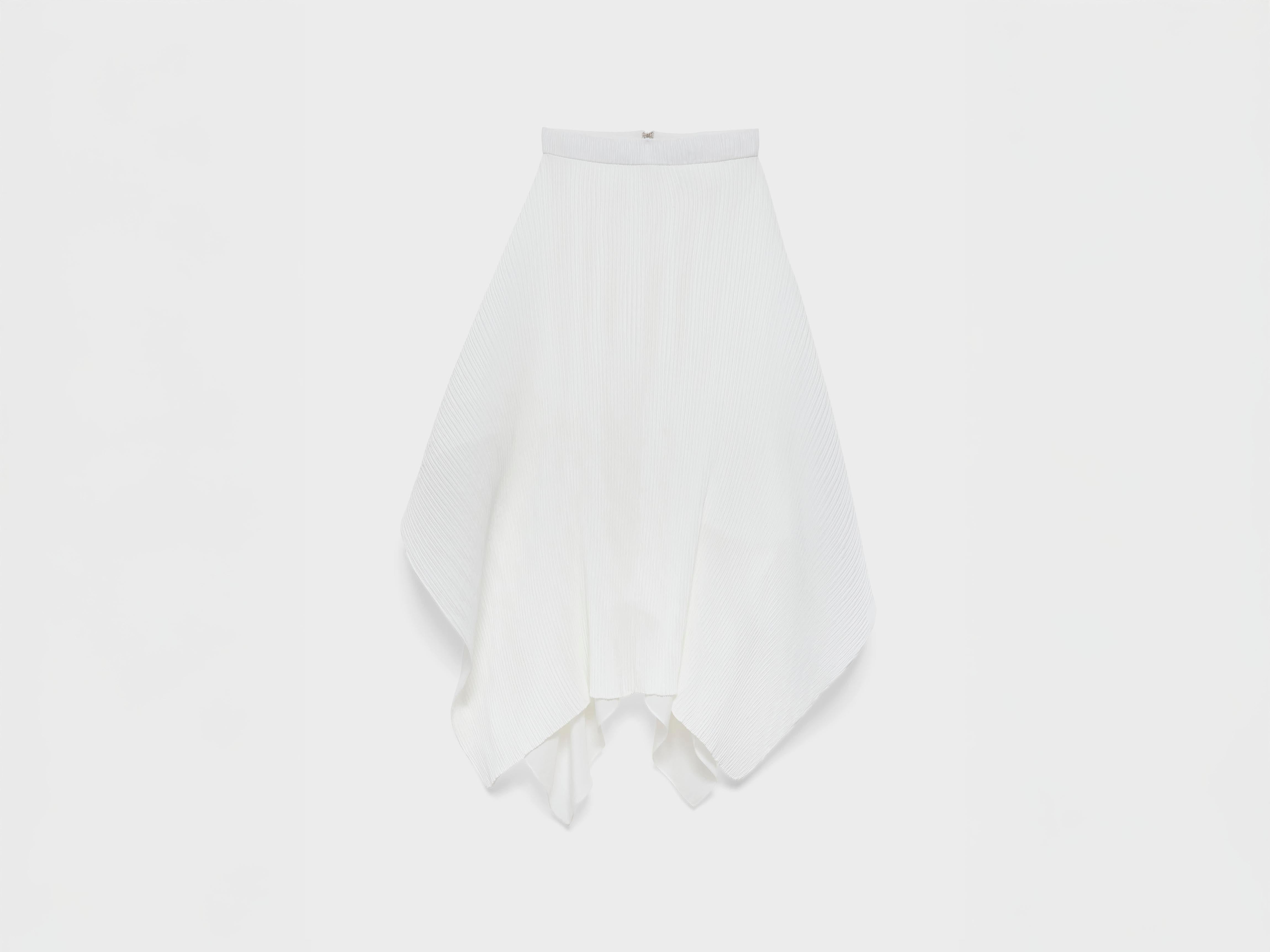 J.W. Anderson Pleated Skirt Rock Weiß Plissee Asymmetrisch