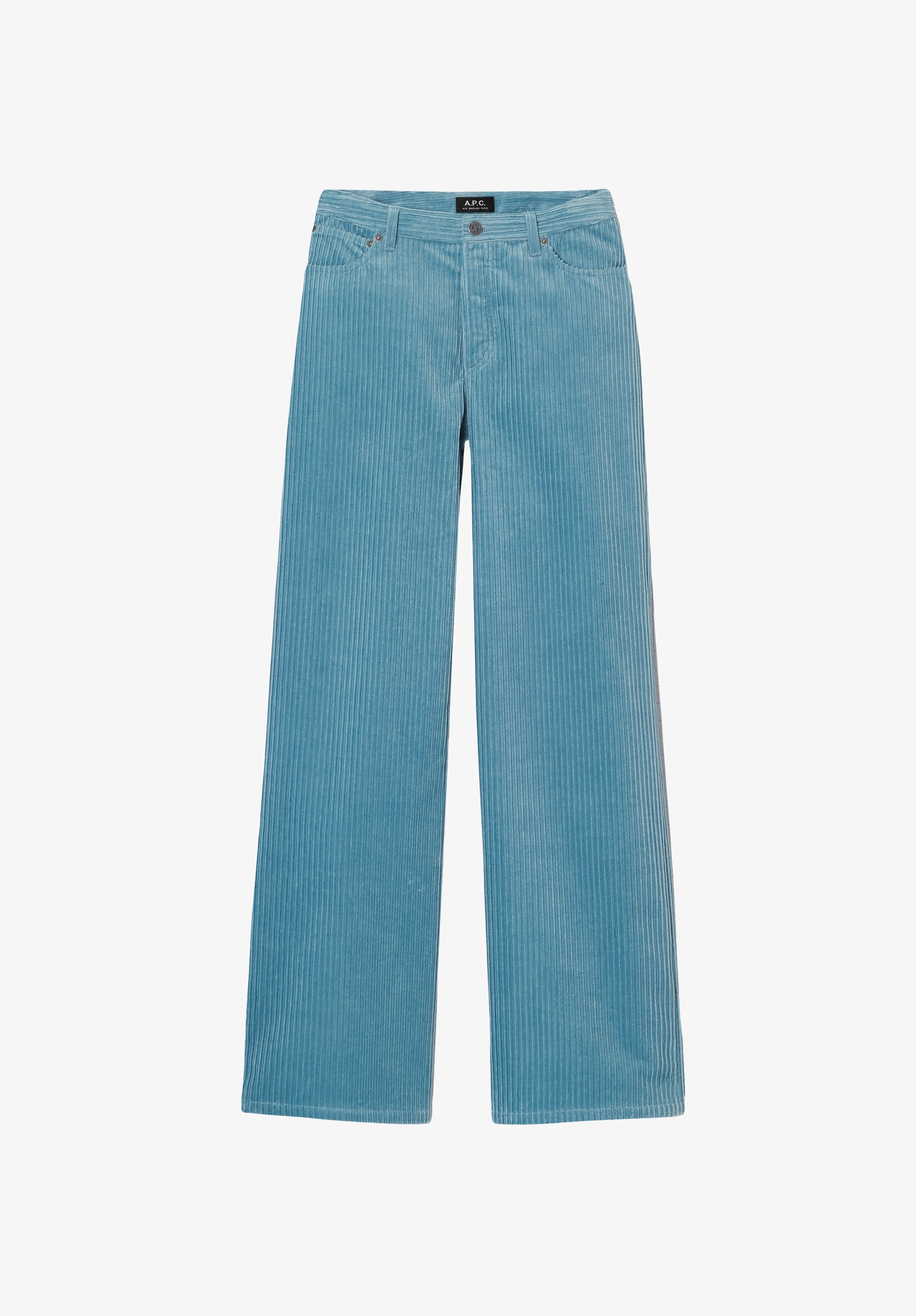 A.P.C. Elisabeth Jeans Hemd Gerade mit Brusttaschen Gr. 27