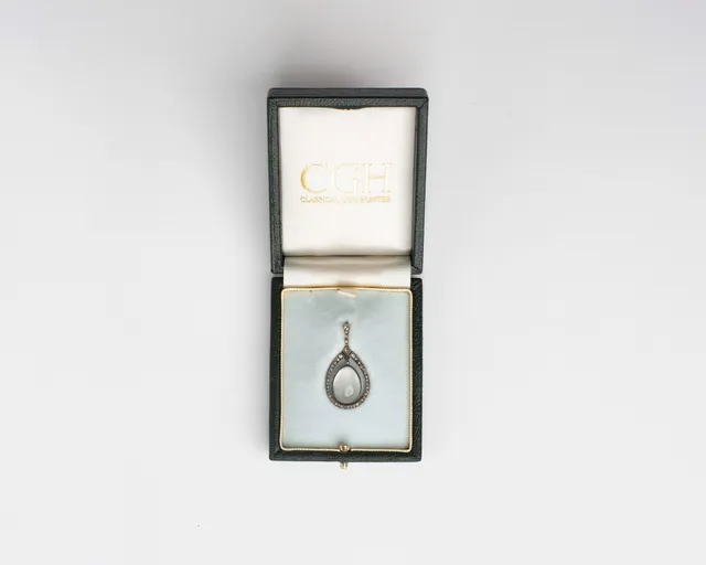 Fabergé Mondstein Diamant Anhänger Pendant