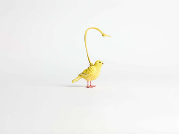 J.W.Anderson Bag Charms Pigeon Charm Anhänger Baumwolle