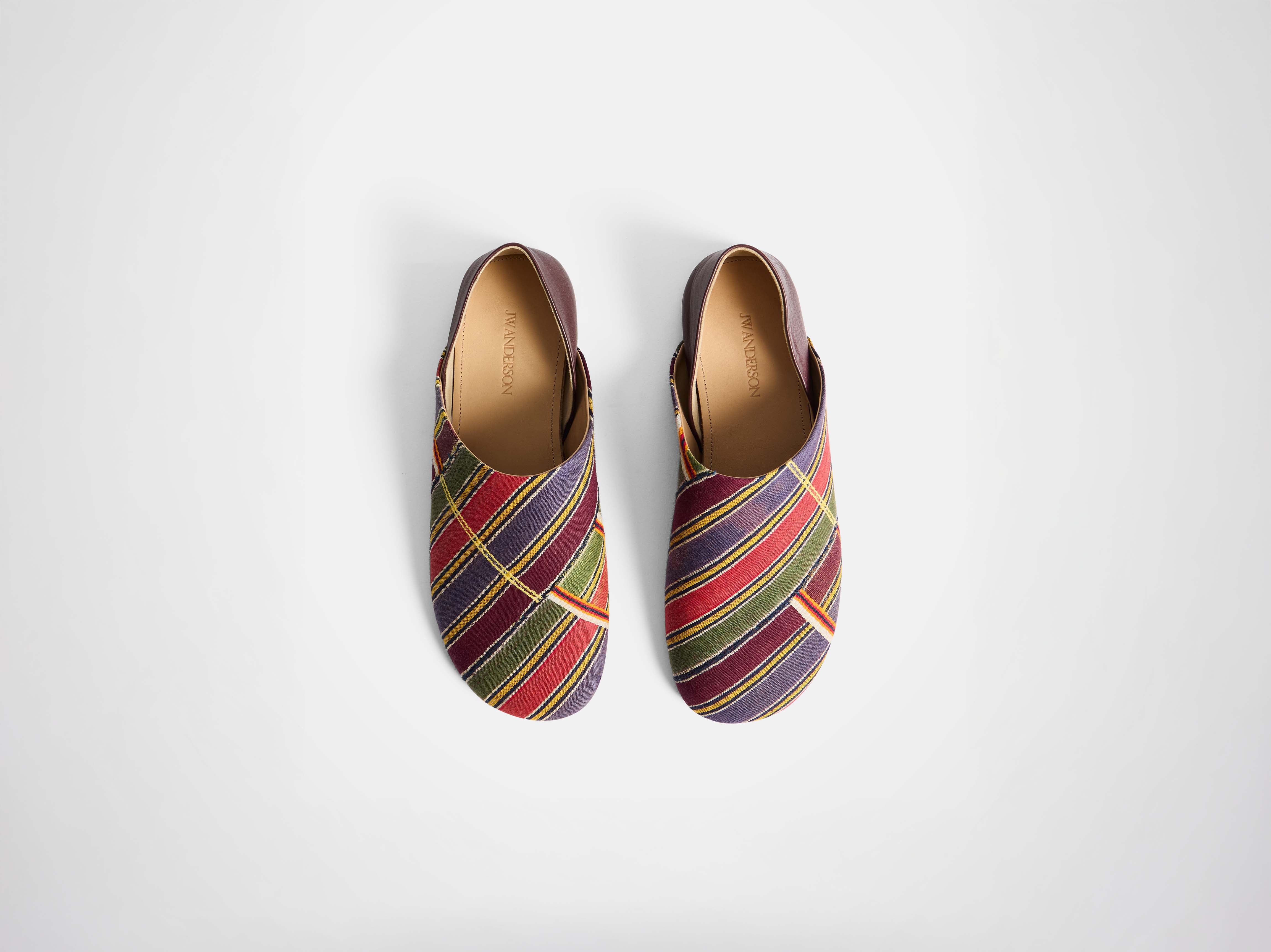 J.W.Anderson Shoes Slipper Mules Lila Multi Jacquard
