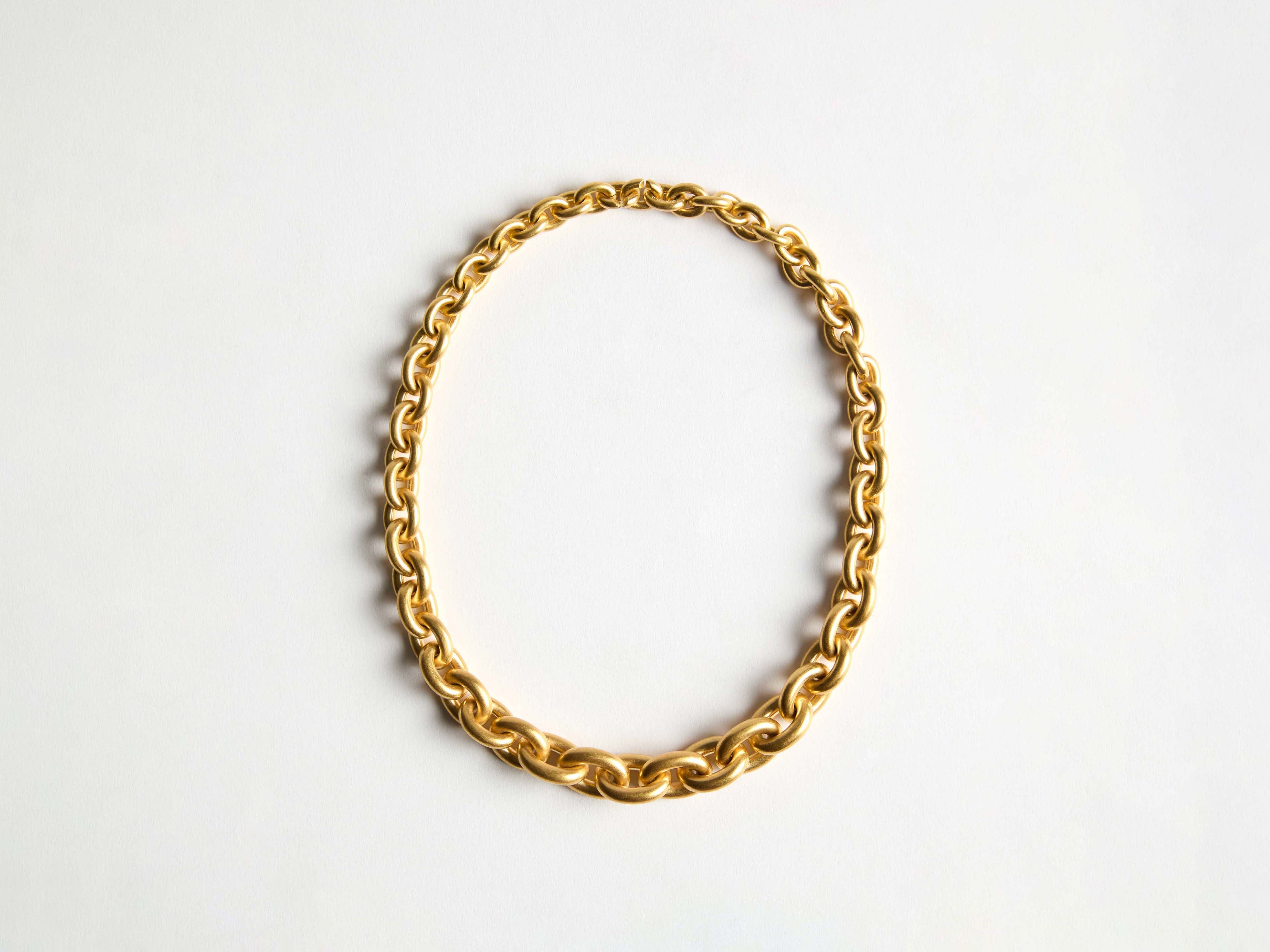 J.W.Anderson Fine Jewellery Chain-Link Halskette 18kt Gelbgold