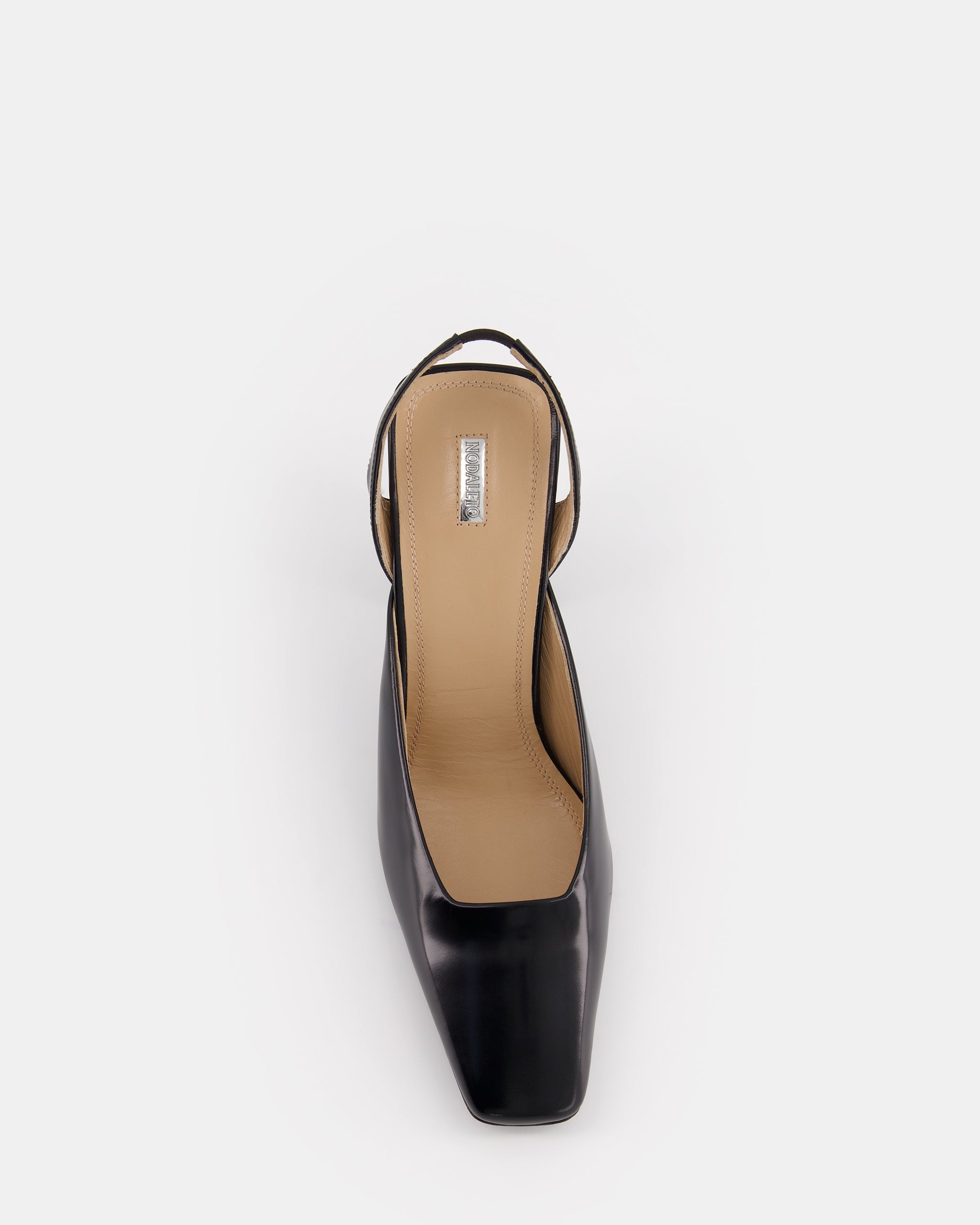 Nodaleto Nodstalgia Iris Pumps Schwarz Black Glassed 9cm