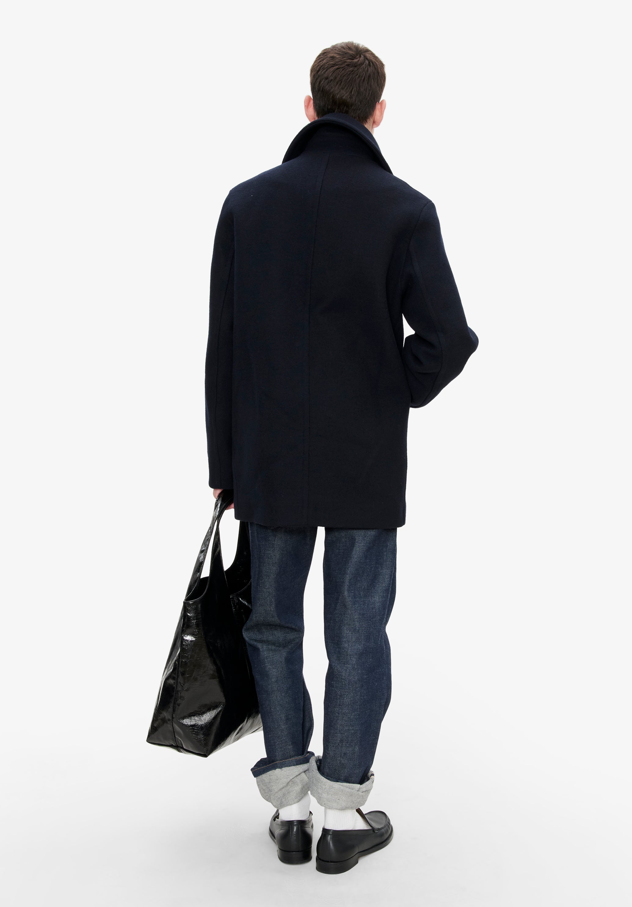 A.P.C. Cabanjacke Recycling-Wolle zweireihig