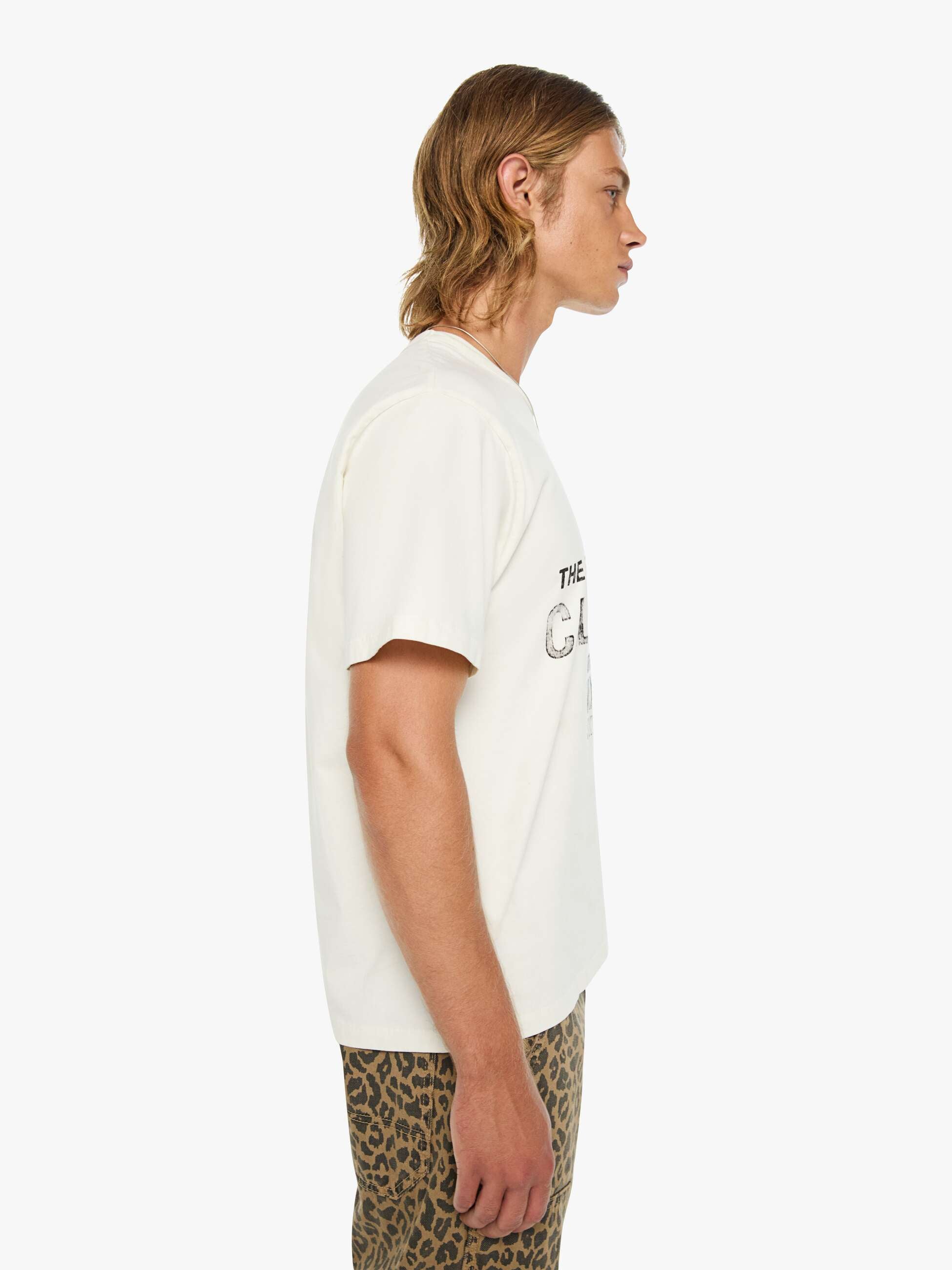 Mother Denim The Big Boy T-Shirt Weiss Fly With Vixen-6