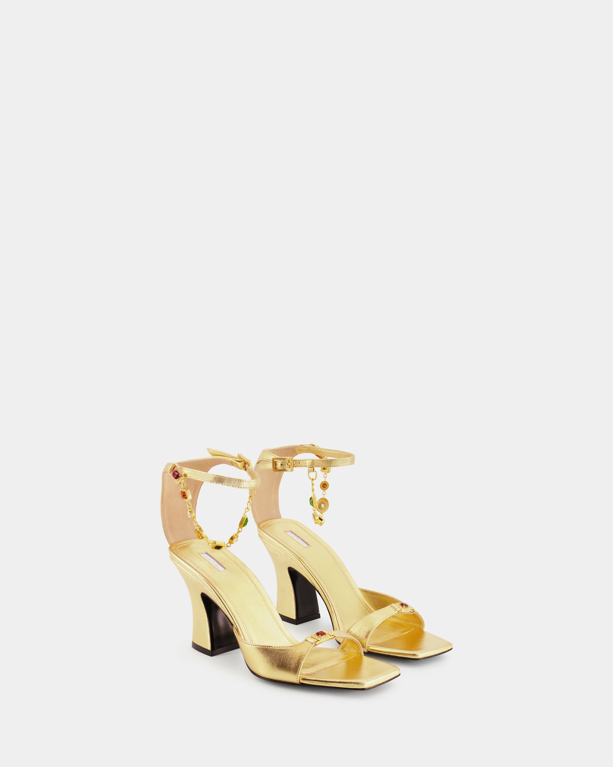 Nodaleto Nodstalgia Gemma 90 Sandale Gold Metallic Nappa