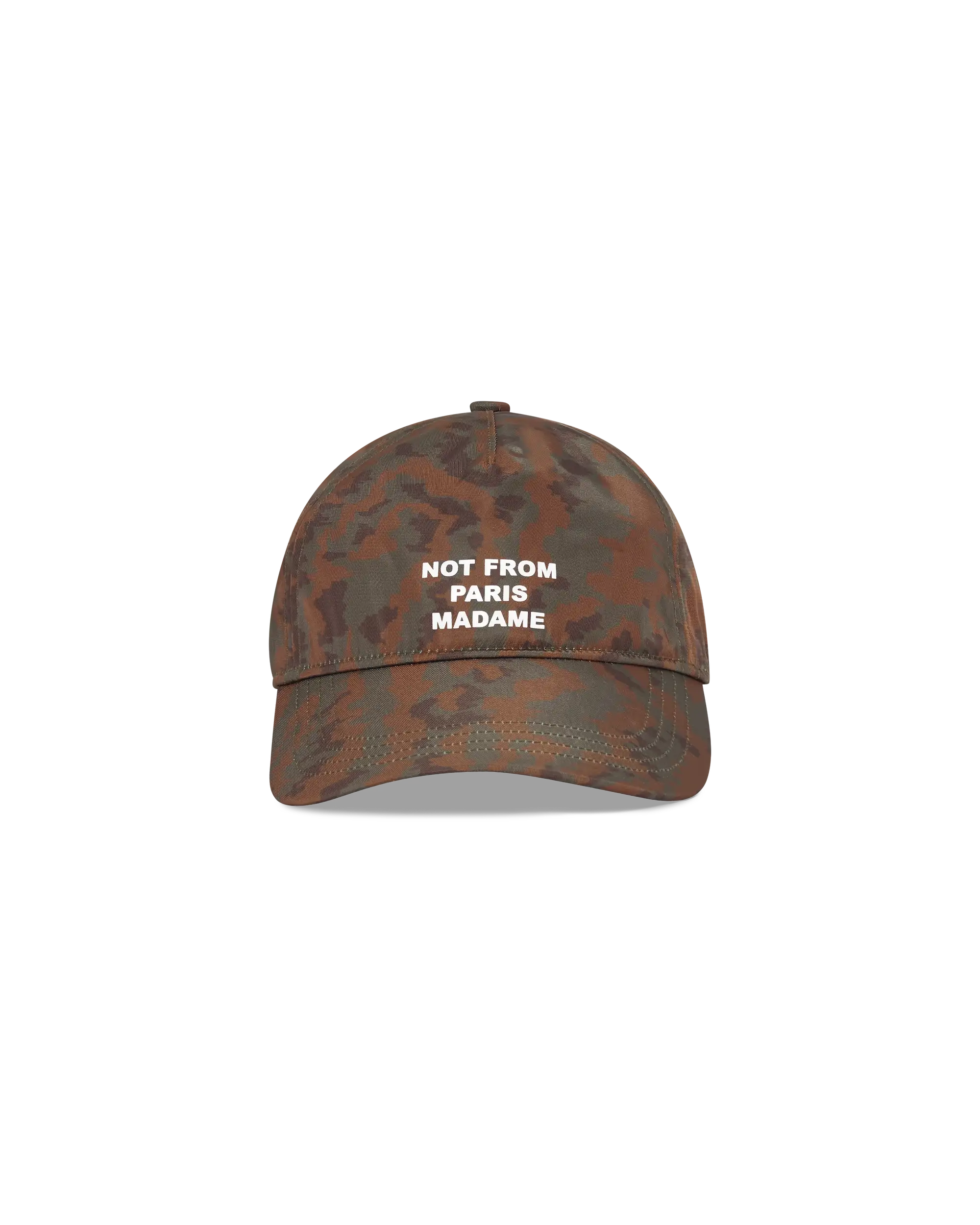 Drôle De Monsieur Slogan Moiré Cap Khaki Polyamid
