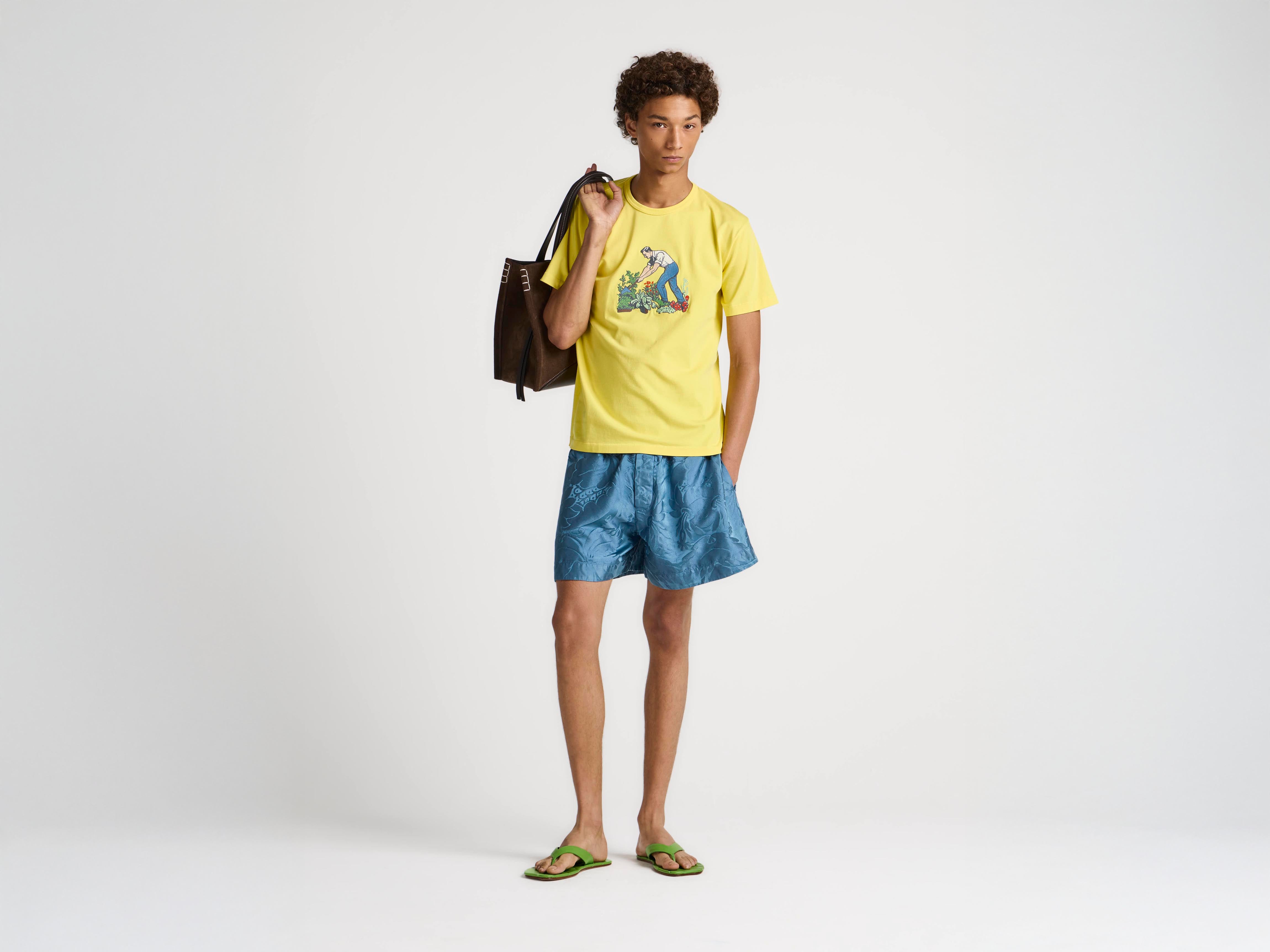 J.W. Anderson Gardener T-Shirt Lemon Gelb Baumwolle