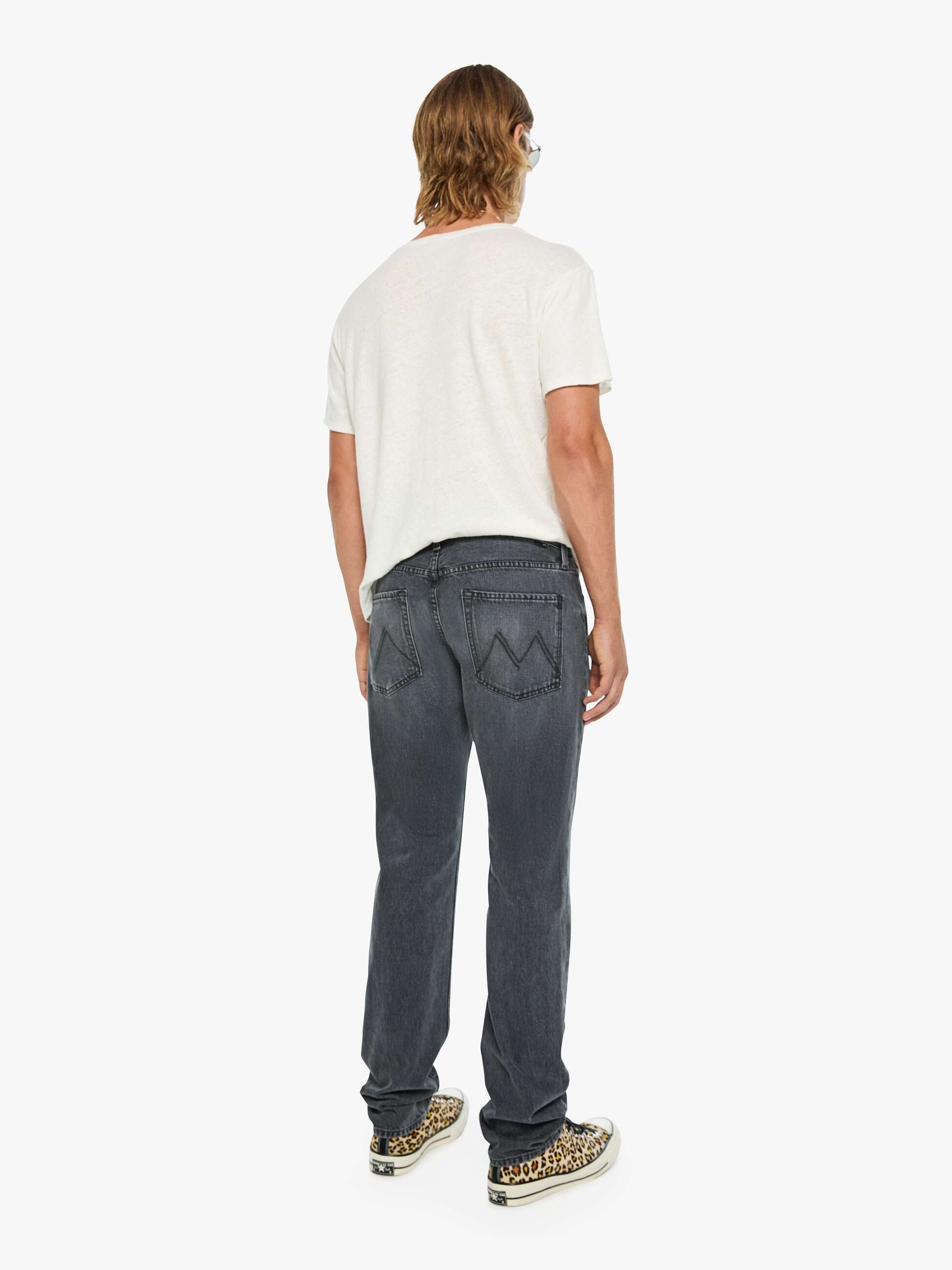 Mother The Mega Neat Dead To Rights Jeans dunkelgrau