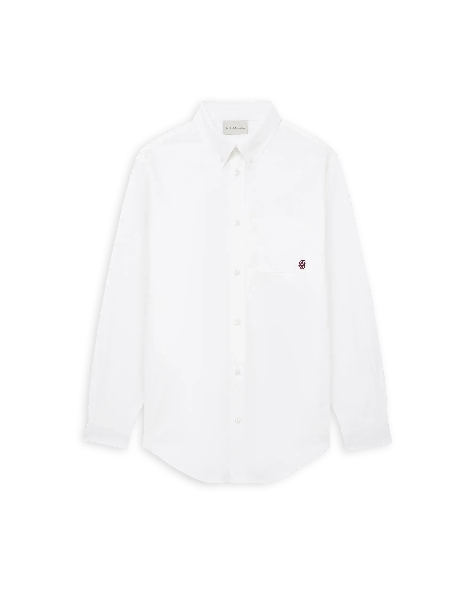 Drôle De Monsieur La Chemise Oxford Hemd Weiß Baumwolle