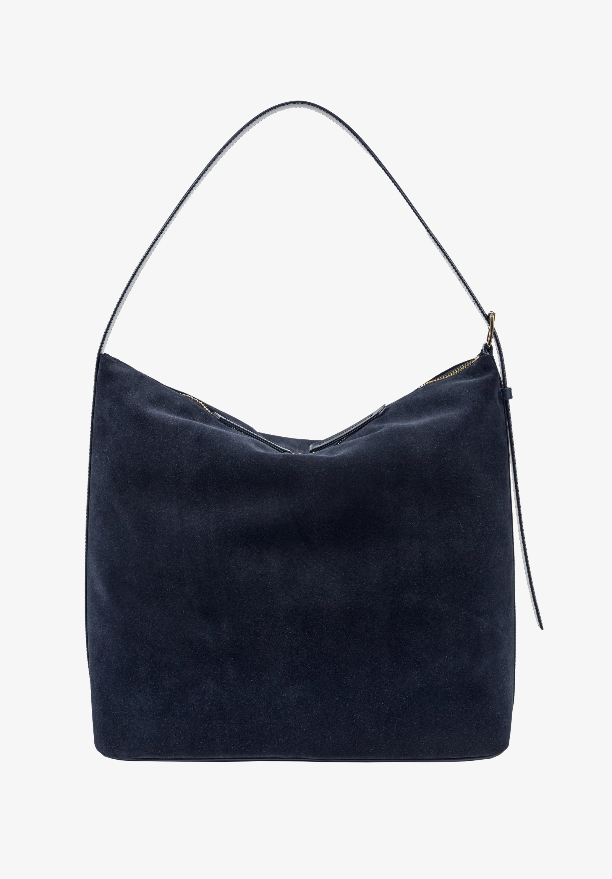 A.P.C. Vera Maxi Tasche Wildleder Blau 40cm