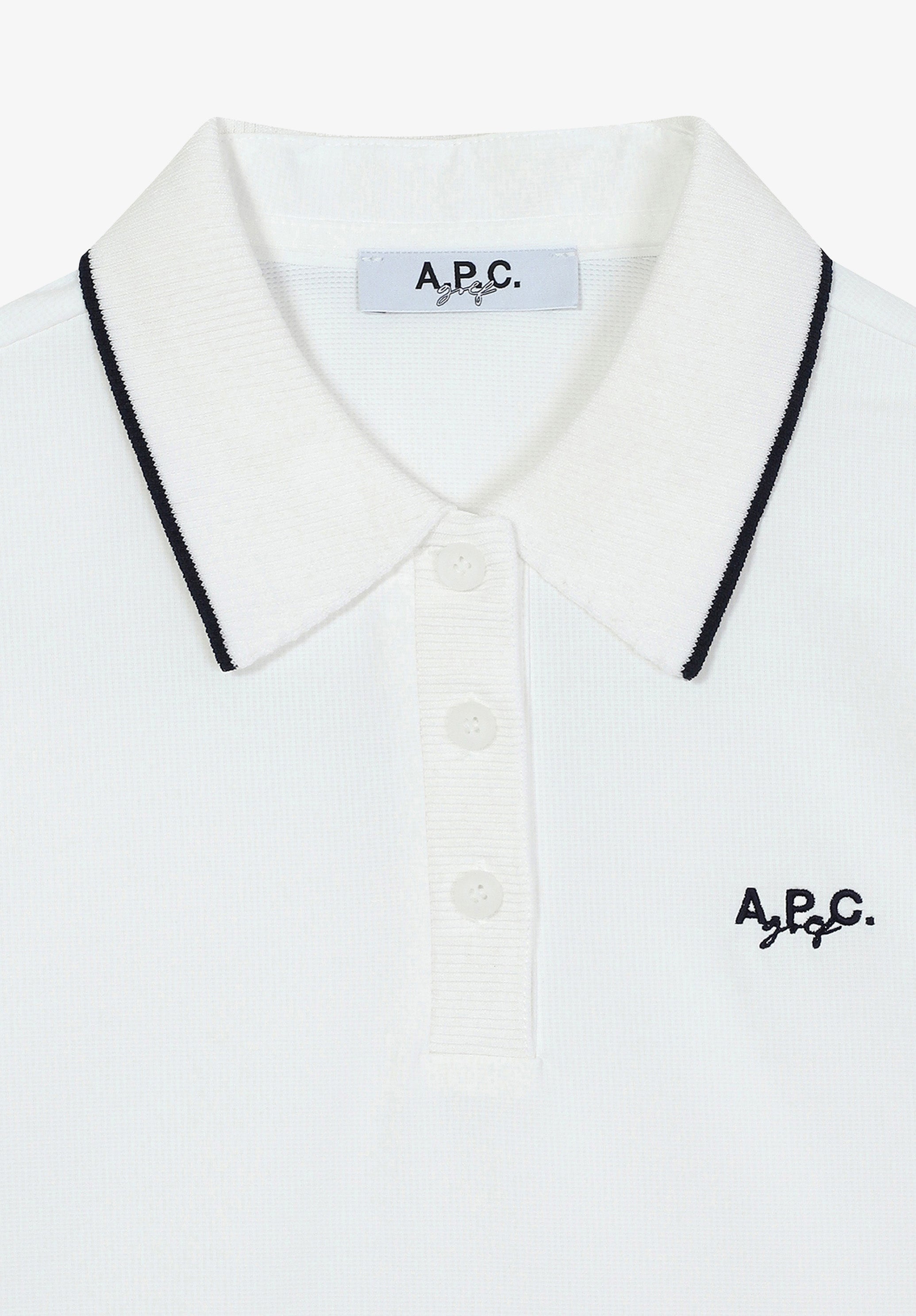 A.P.C. Golf Logo-Polohemd Polohemd L schmal