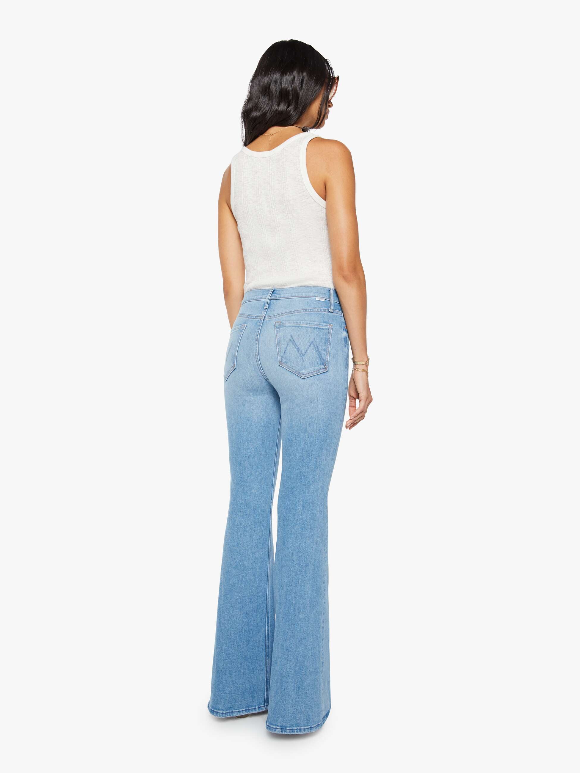Mother The Doozy Jeans Room Service hellblau Flare