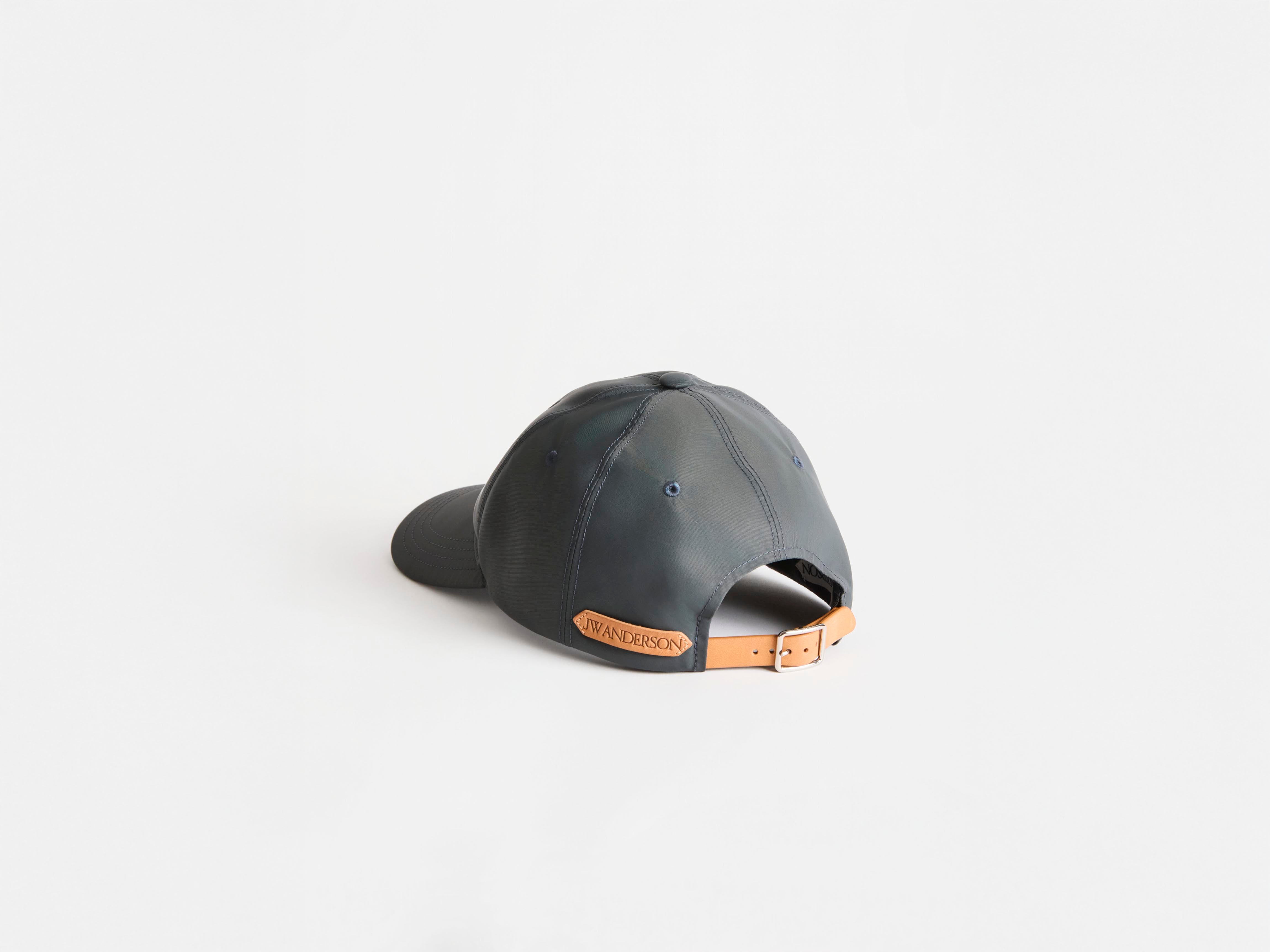 J.W.Anderson Baseball Cap Kappe Dunkelgrau Nylon