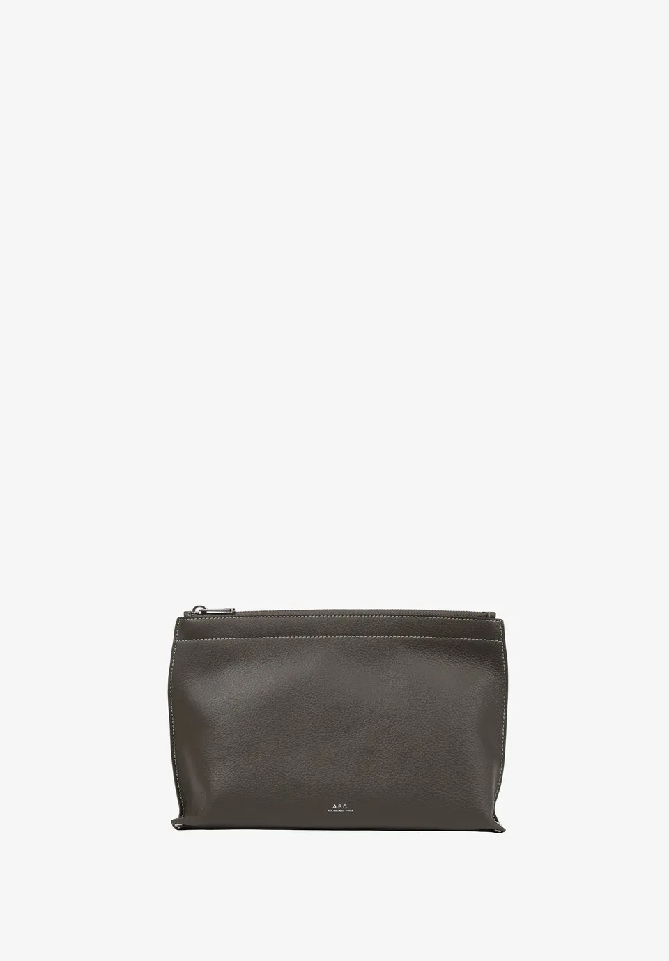 A.P.C. Neige Clou Clutch Leder Nieten TU