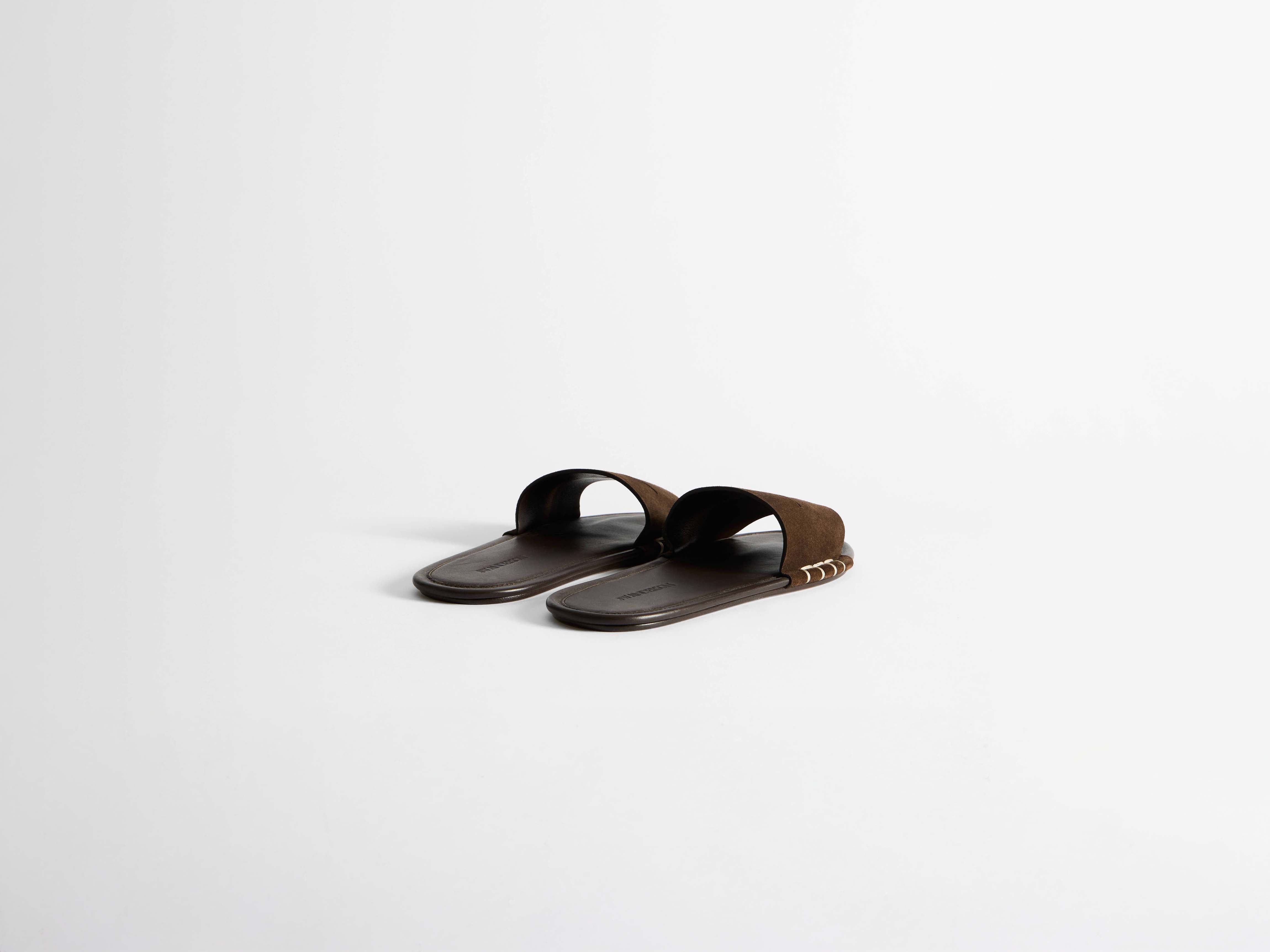 J.W.Anderson Loafer Slide Mules Herren Braun Wildleder