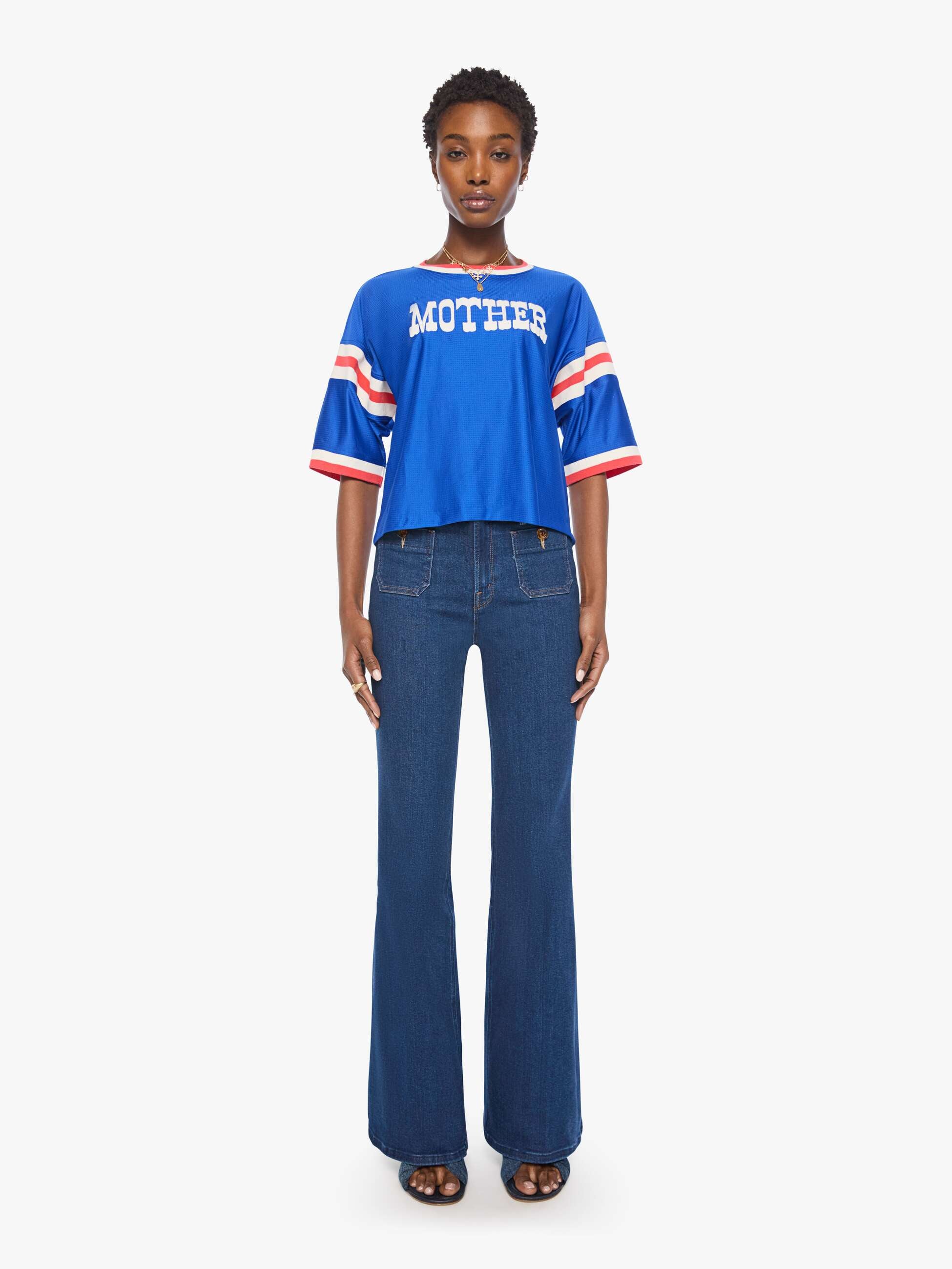 Mother The Fast Footballer T-Shirt Skydiver Mesh