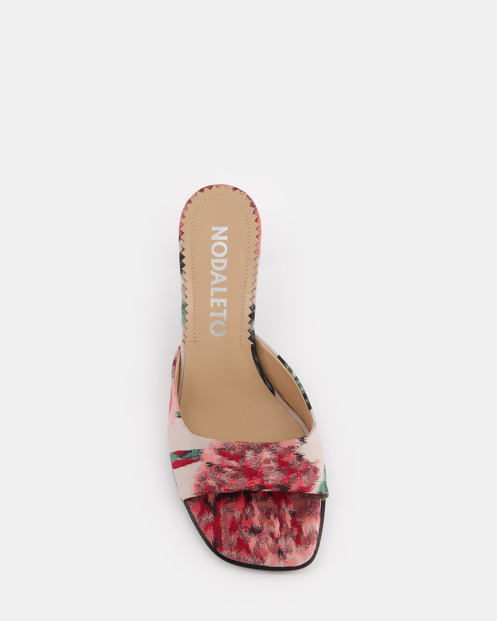 Nodaleto Dona Reese Mule Roses Print 5 cm