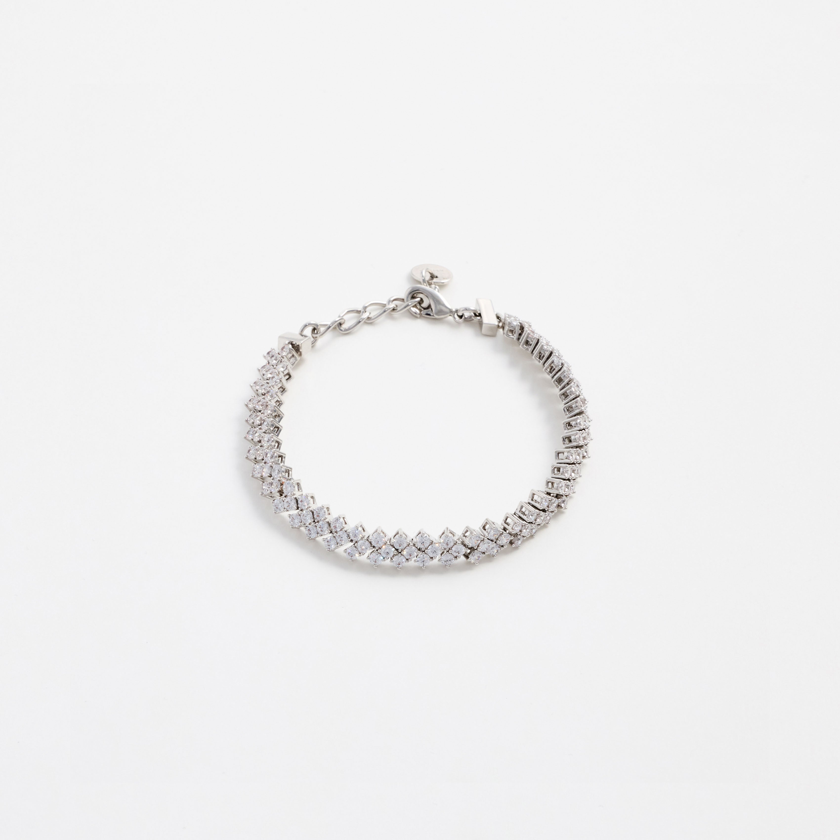 Self Portrait Silver Crystal Armband Silber Kristall One Size