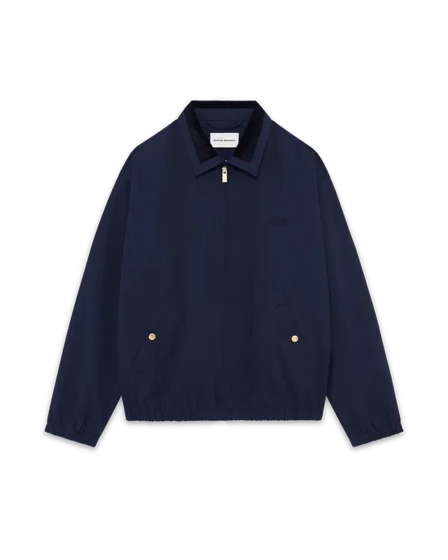Drôle De Monsieur Blouson Drôle Jacke Navy Baumwolle