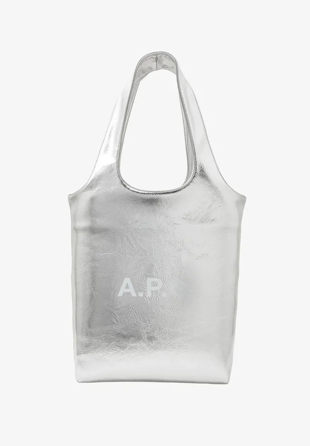 A.P.C. Ninon Small Tasche Metallic Silber TU