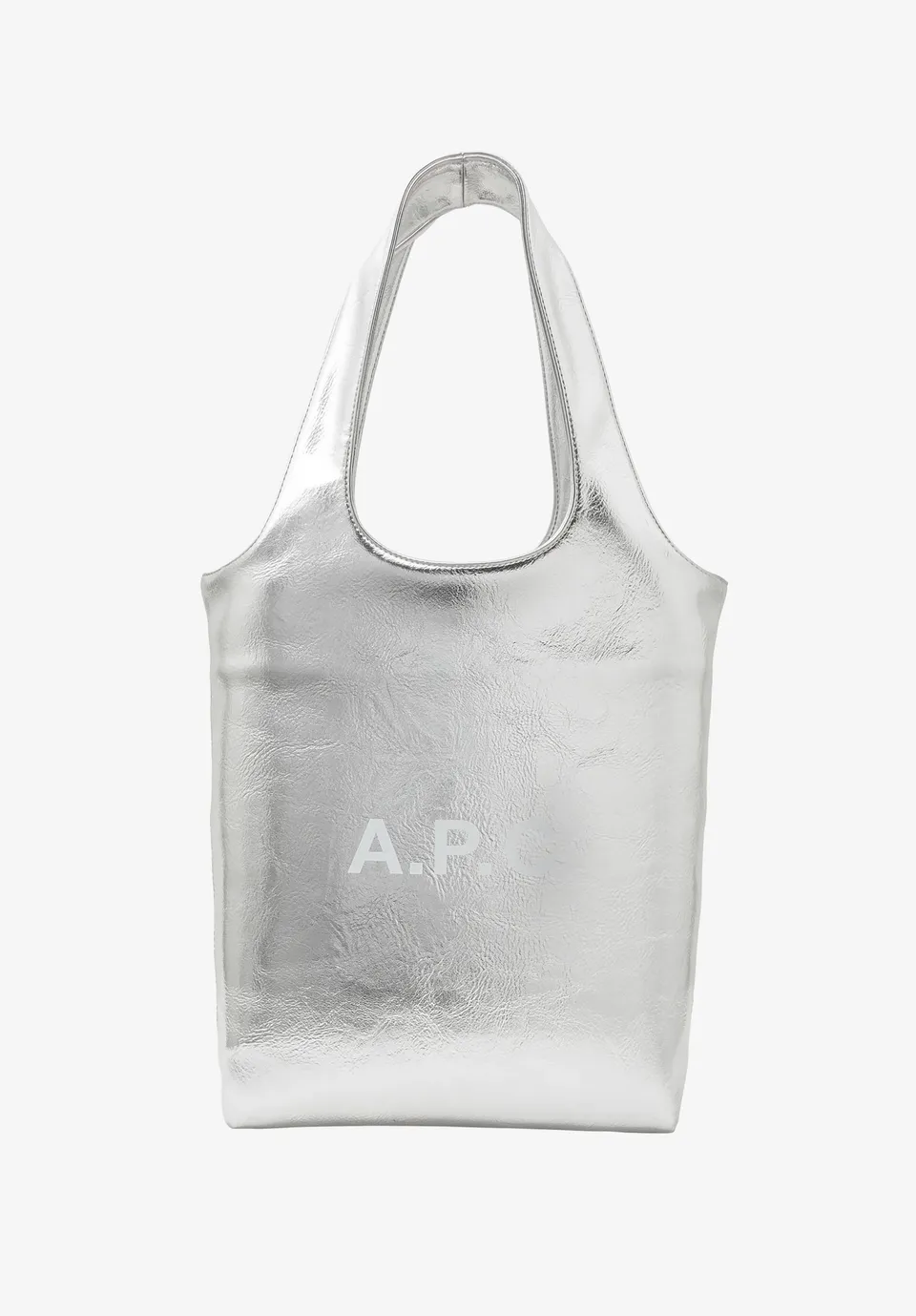 A.P.C. Ninon Small Tasche Metallic Silber TU