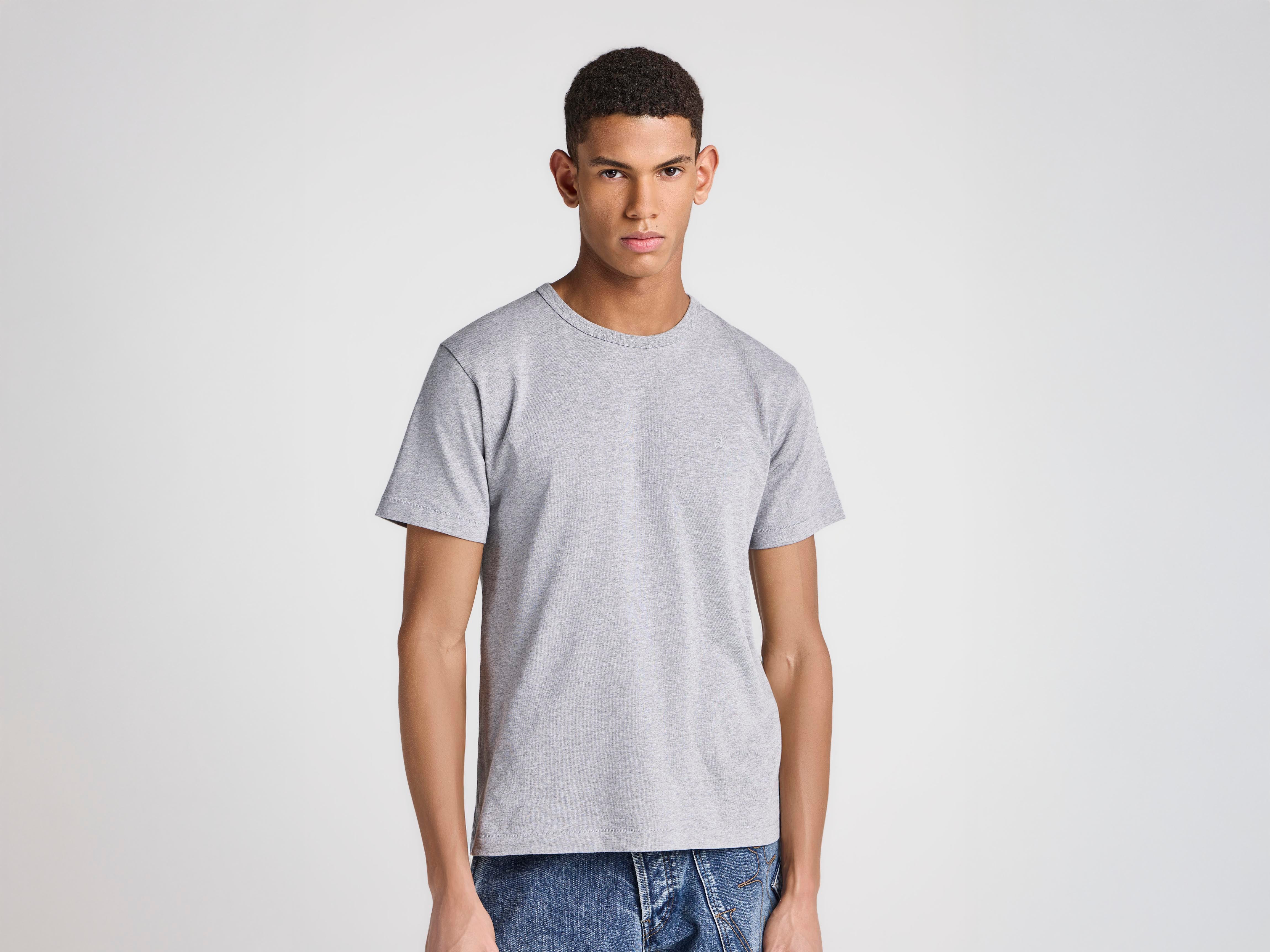 J.W.Anderson Anchor T-Shirt Grau Melange Herren