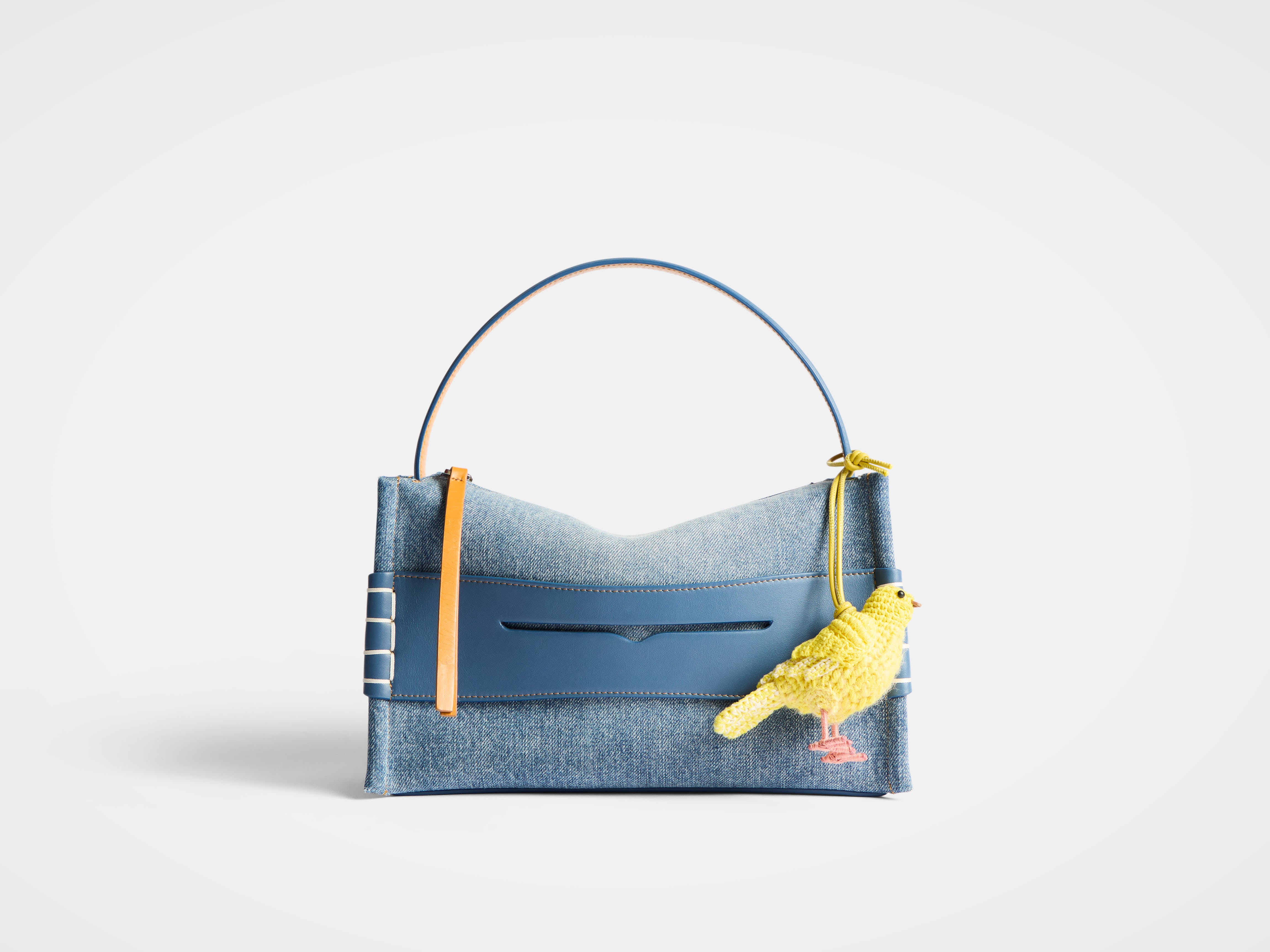 J.W.Anderson Bag Charms Canary Anhänger Handgehäkelt