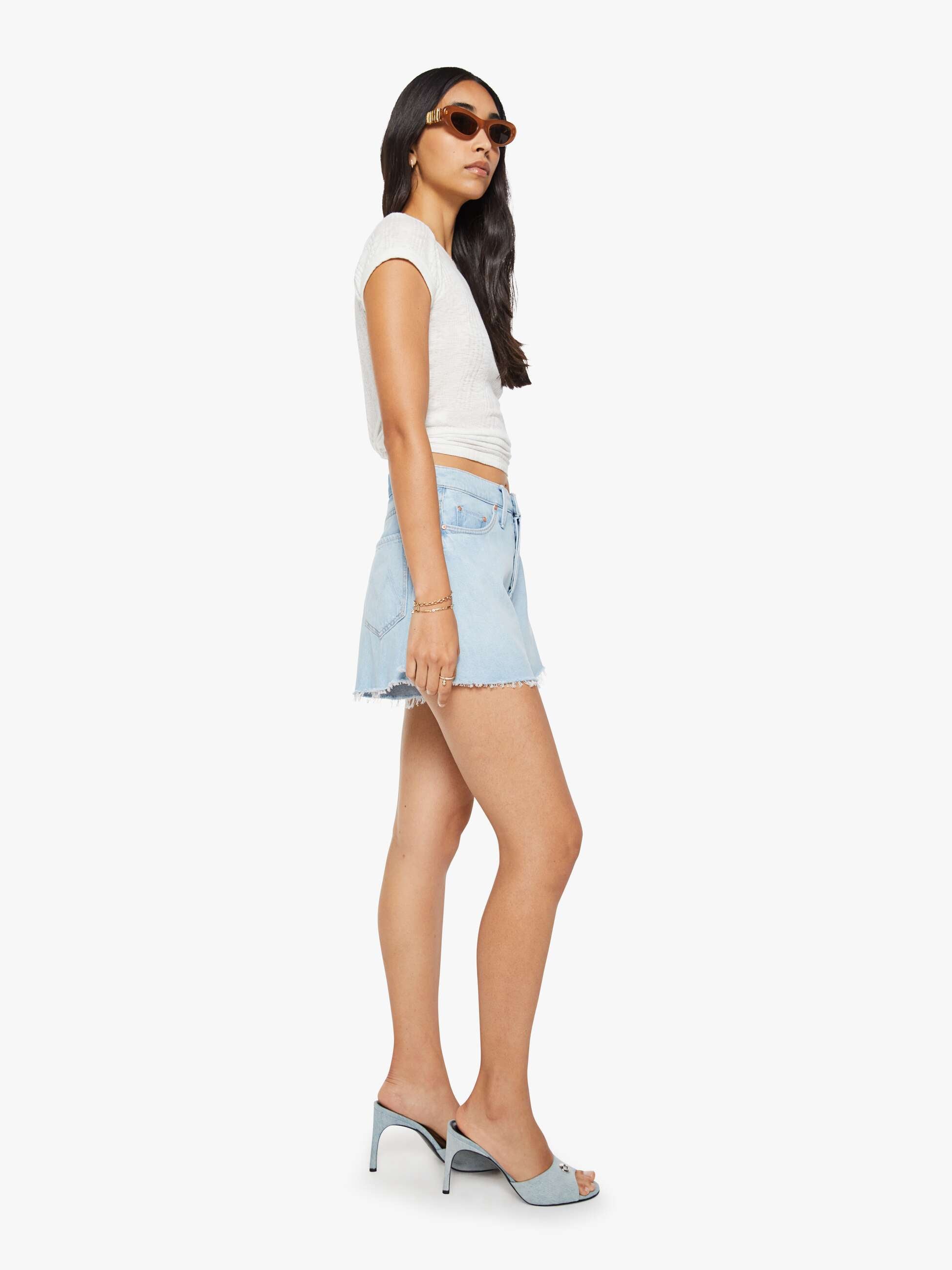Mother The Flutter Short Fray Shorts Shaken Not Stirred