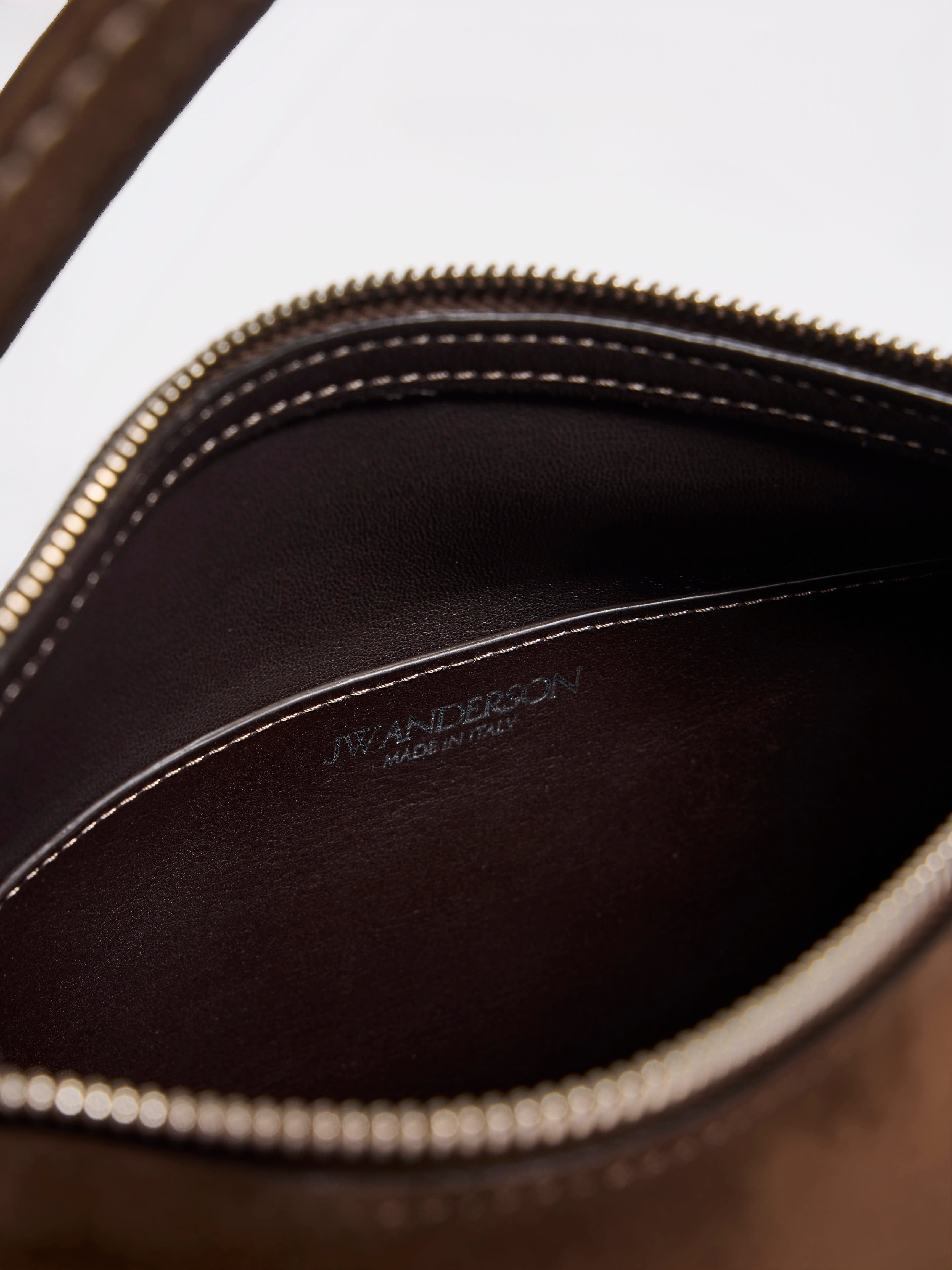 J.W.Anderson Loafer Tasche Braun Suede Umhängetasche