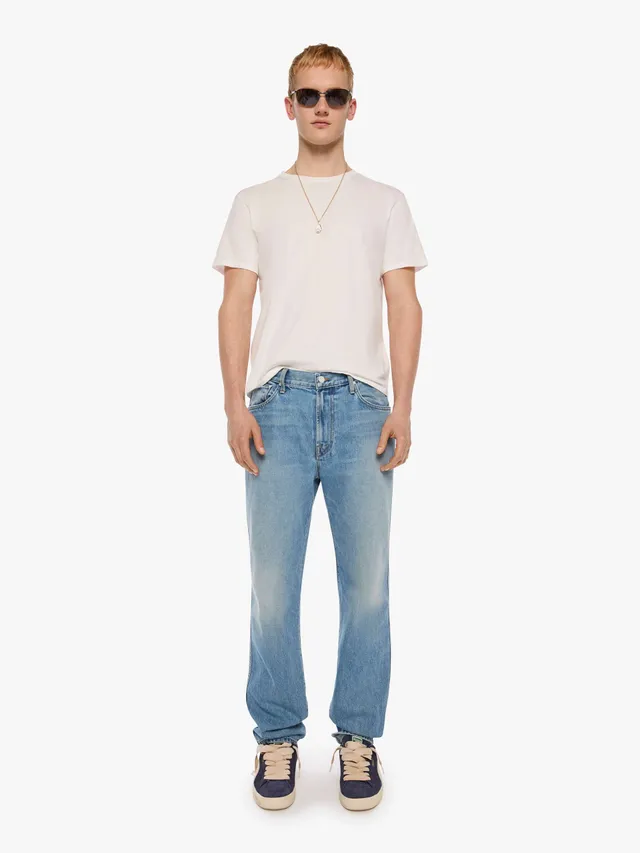 Mother The Bronco Last Man Standing Jeans Hellblau Straight
