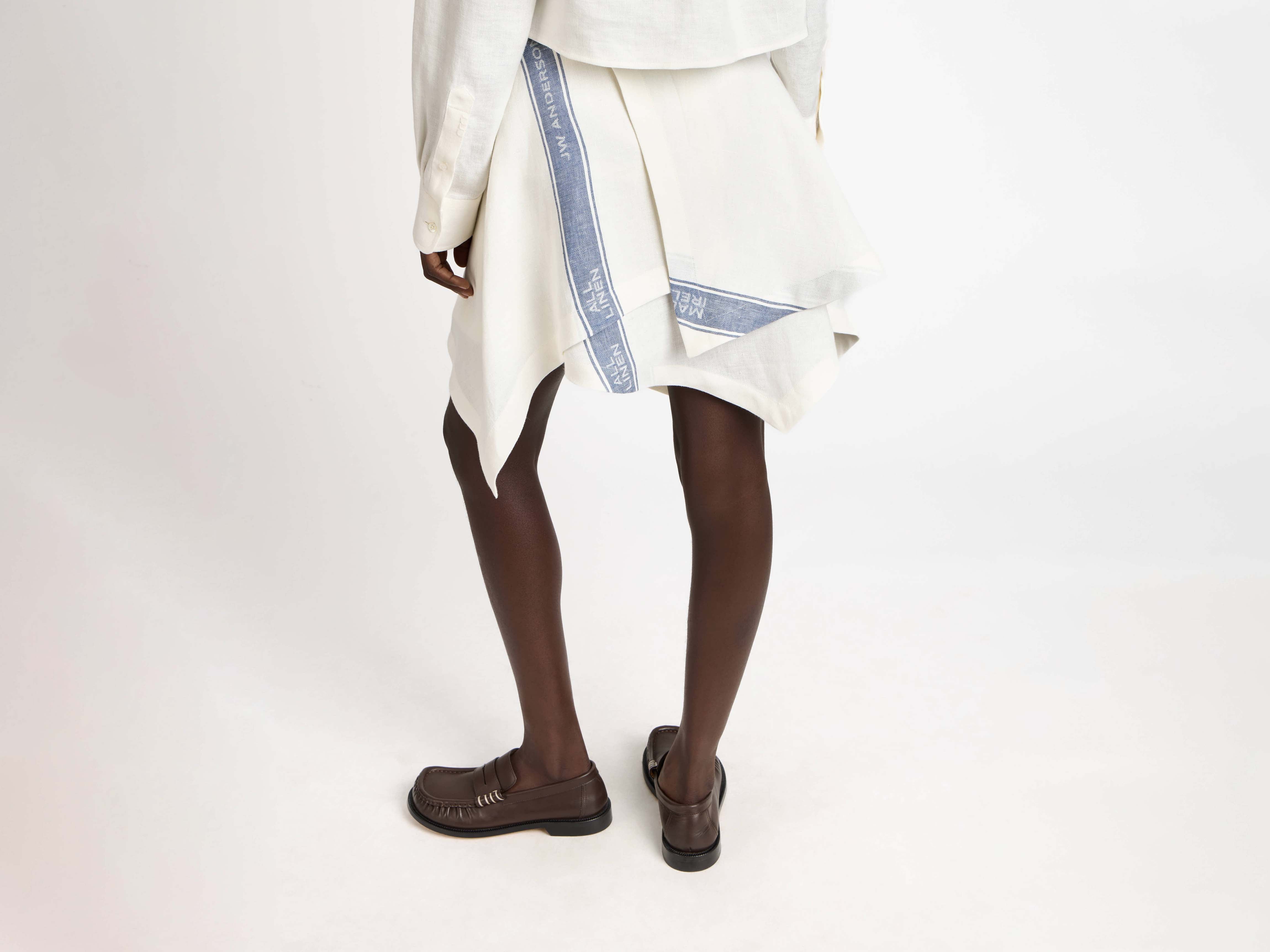 J.W. Anderson Panel Rock Damen off-white blau Leinen