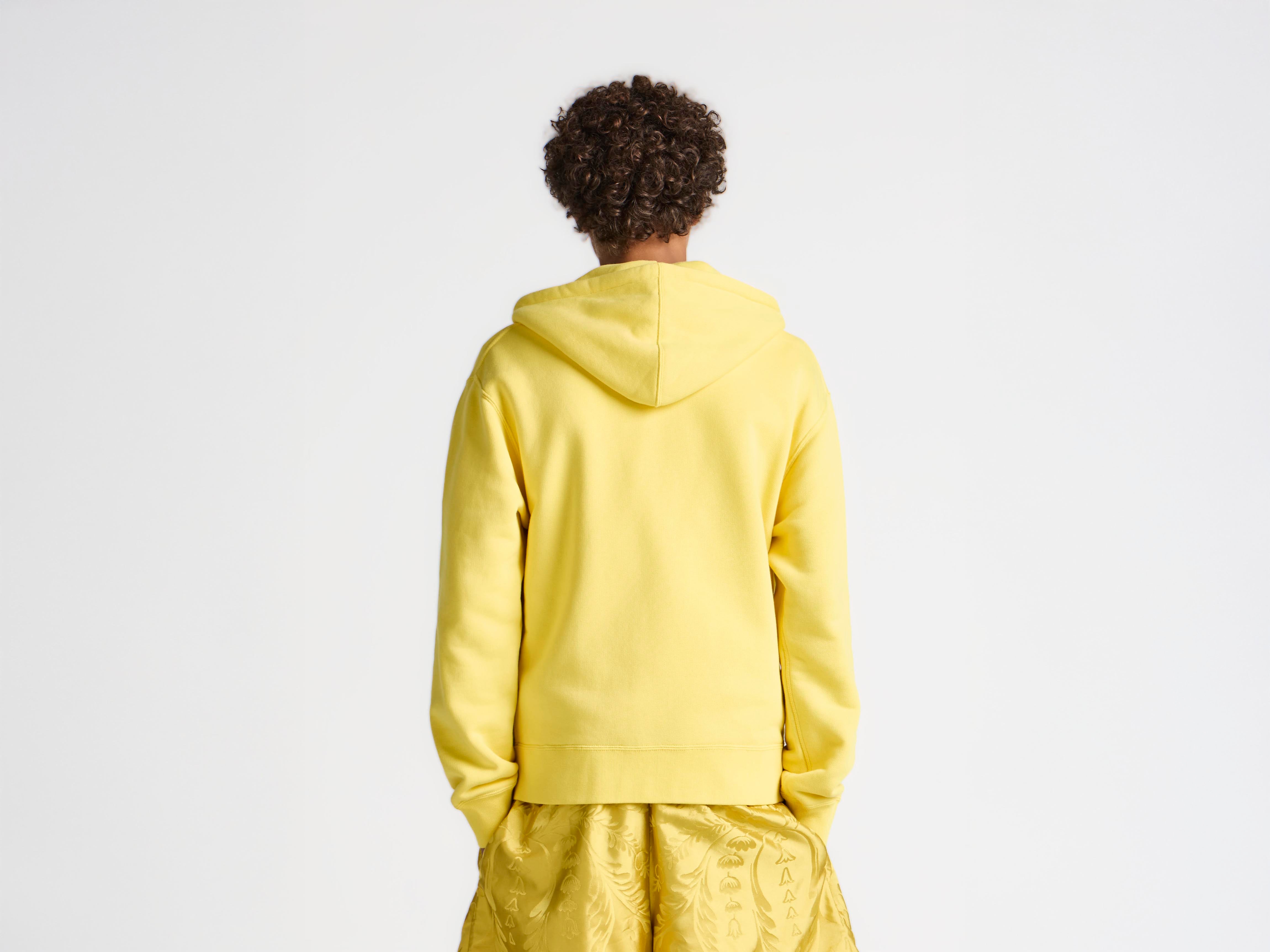 J.W.Anderson Cowboy Front Zip Hoodie Herren Gelb Jersey