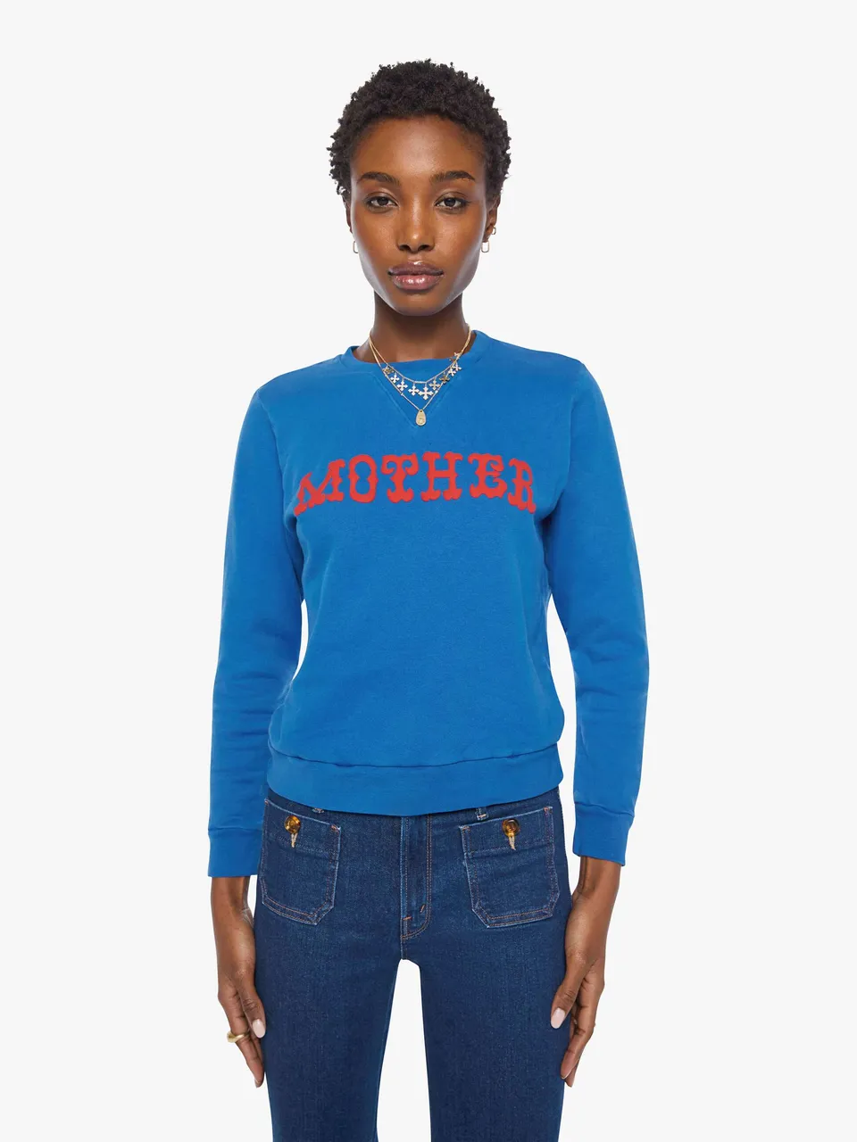 Mother The Dorito Camper Sweatshirt Western MOTHER blau