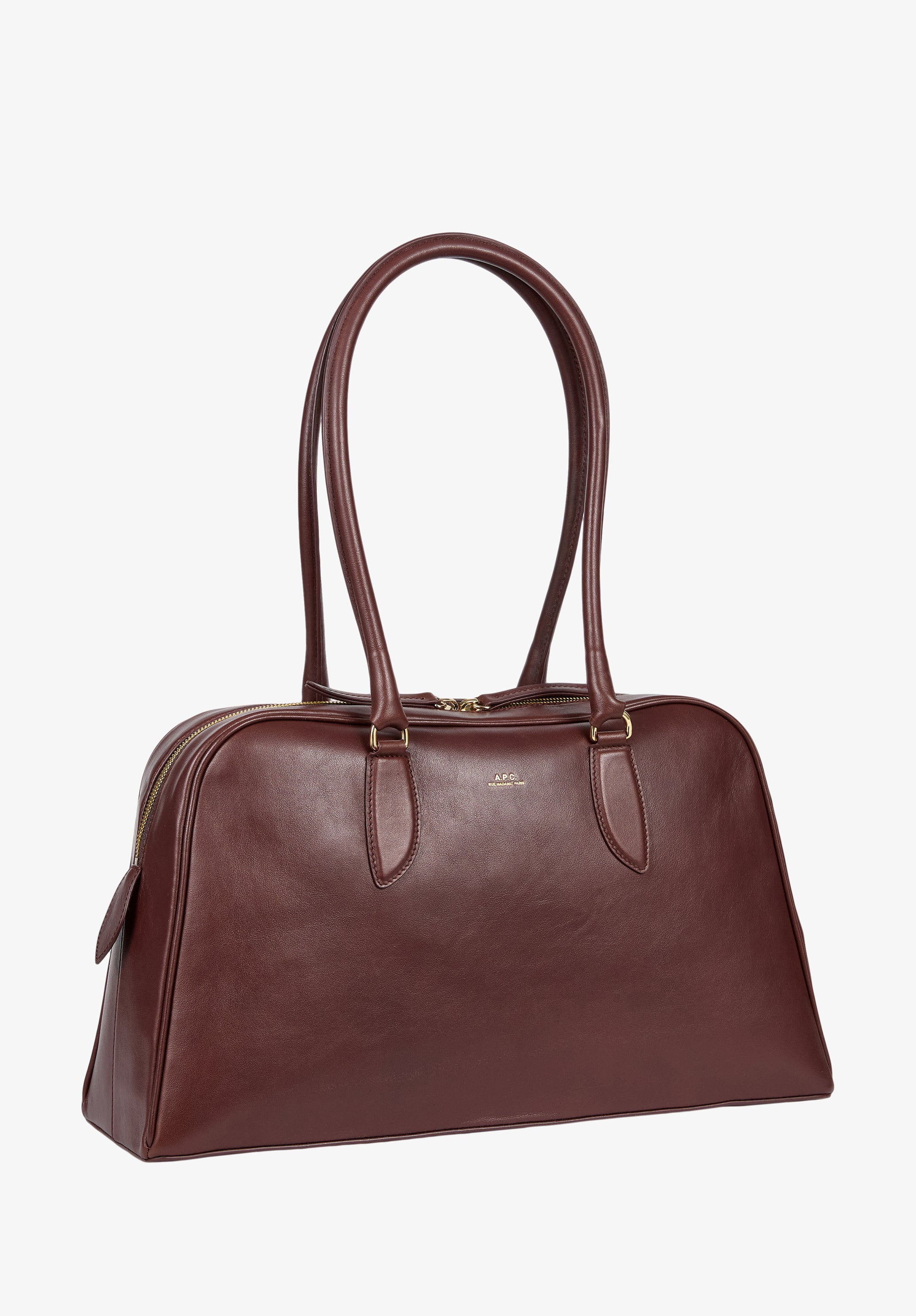A.P.C. Paloma Tasche TU Baumwollfutter Leder-Zipper