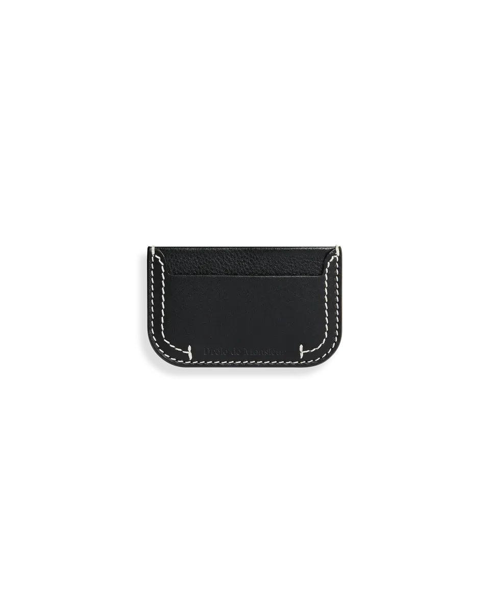 Drôle De Monsieur Porte-Cartes Kartenetui schwarz Leder OS