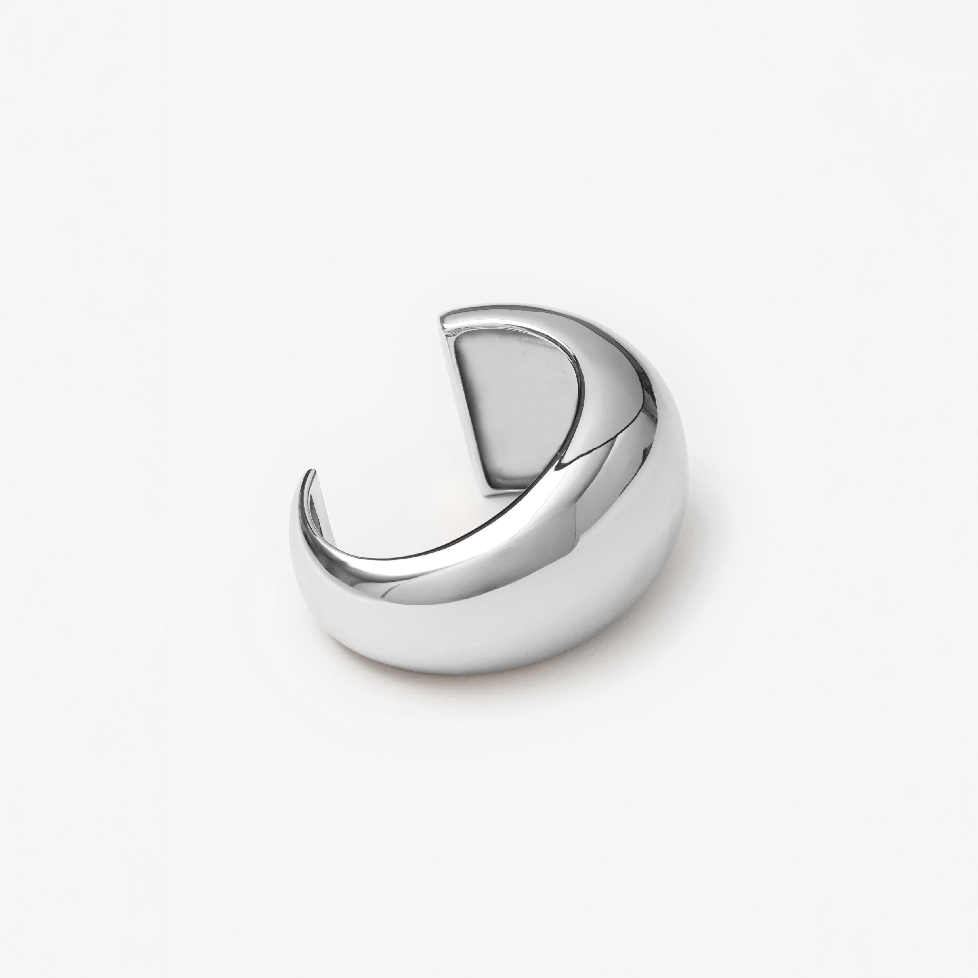 Self Portrait Jewellery Silver Chunky Cuff Armreif Silber One Size