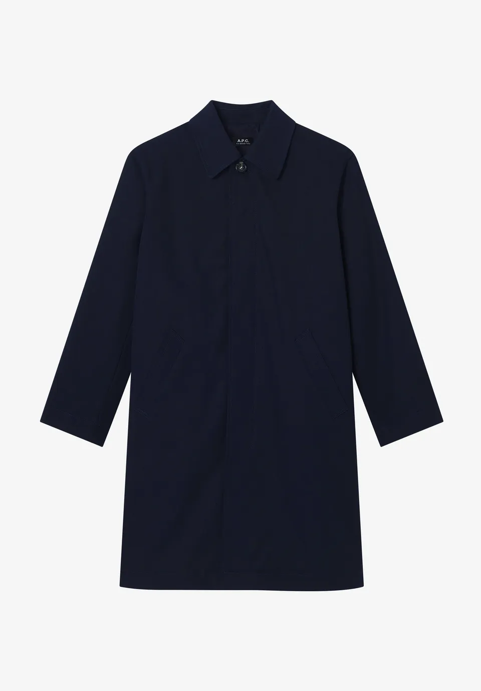 A.P.C. Mac Mantel Baumwollgabardine Gr. M Bio-Baumwolle