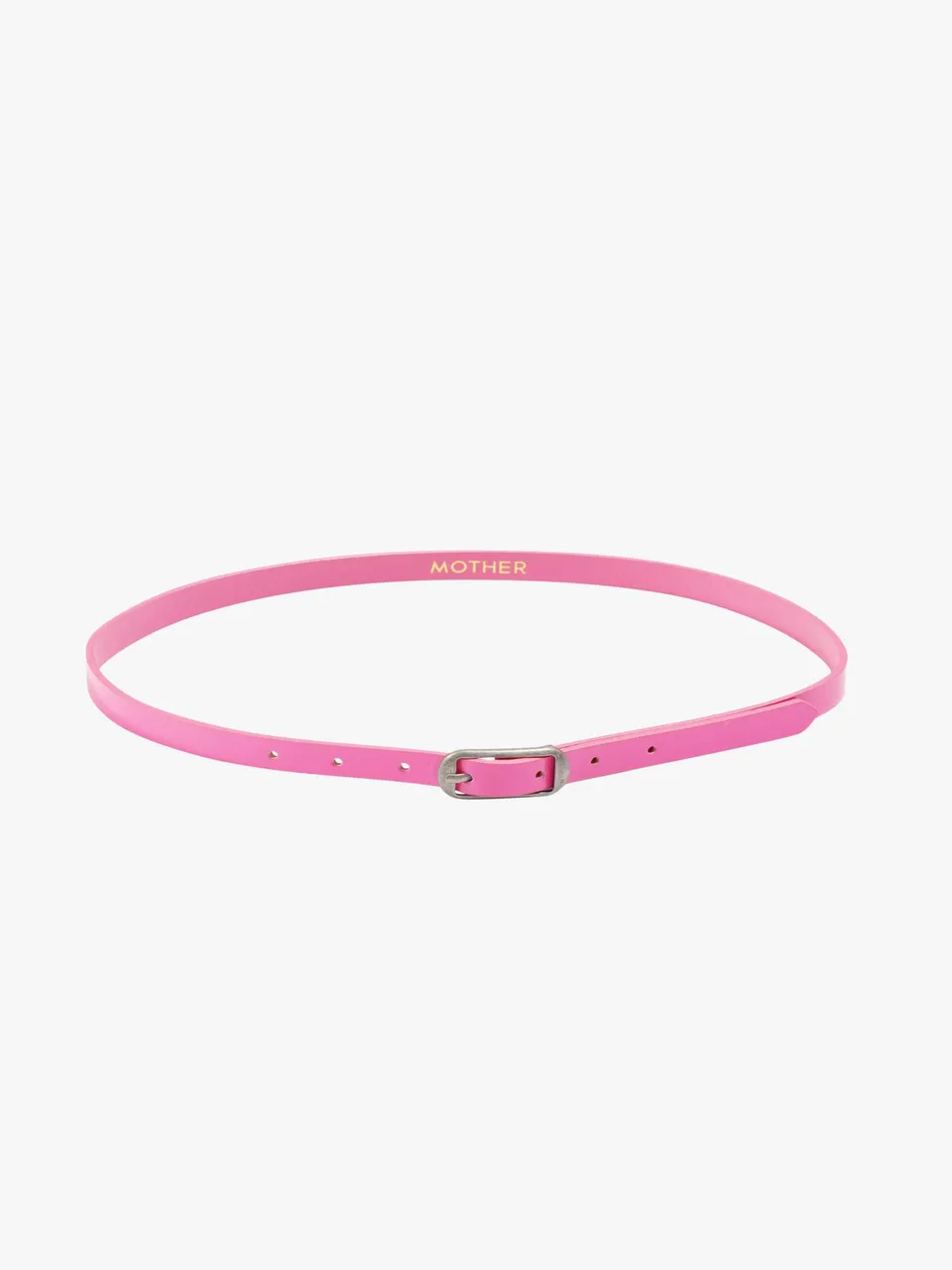 Mother The Patent Leather Belt Gürtel Rosa Frosting