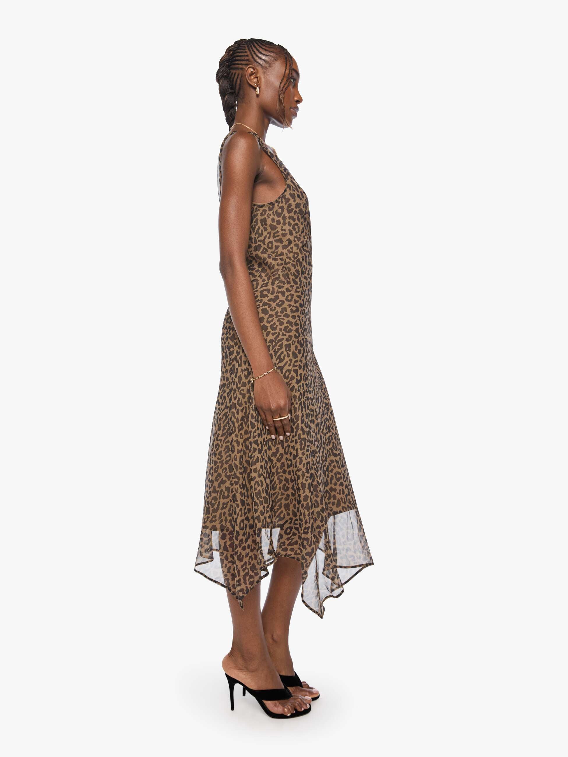 Mother The Hanky Crystal Clear Seidenkleid Leo V-Ausschnitt