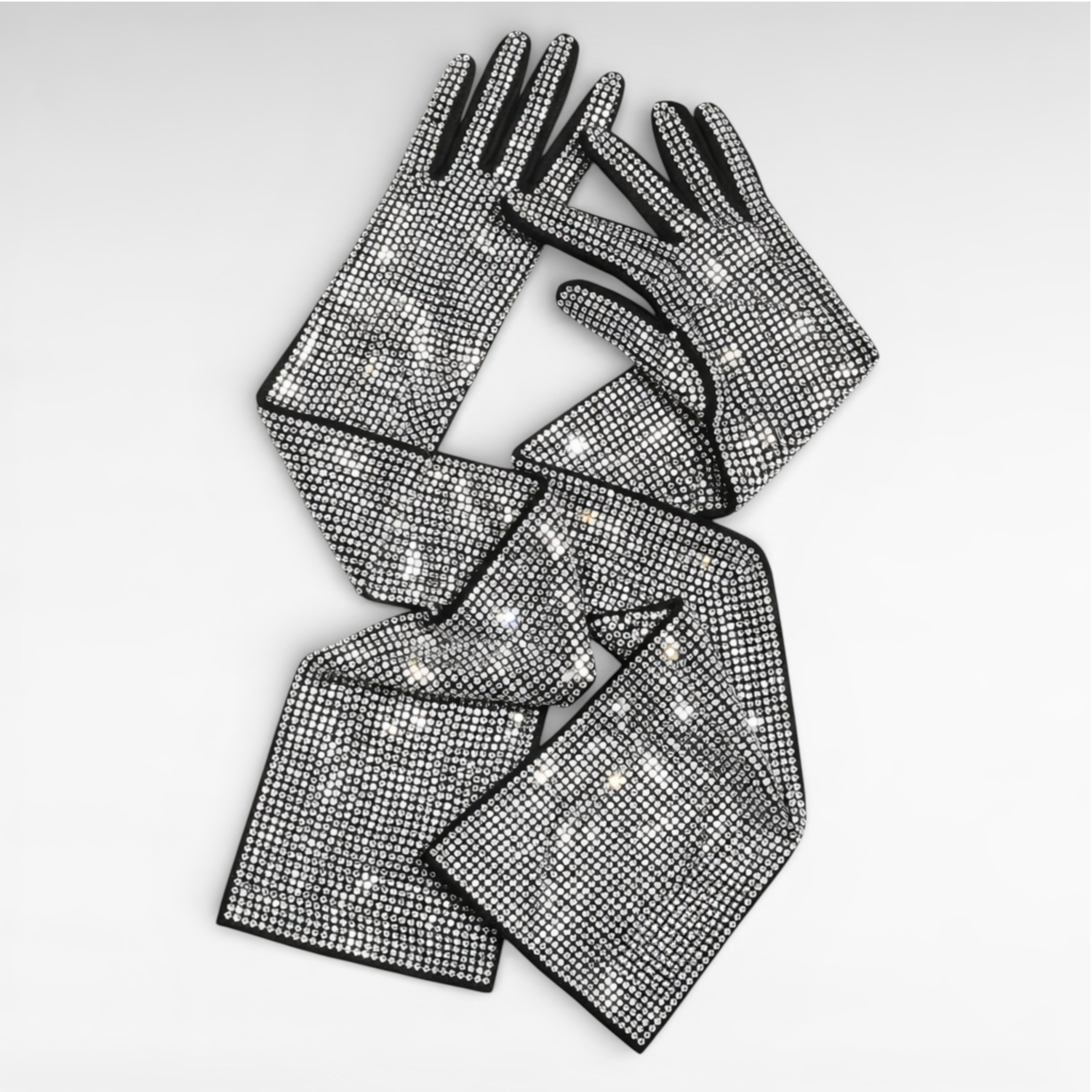 Gedebe Crystal Gloves Handschuhe Tüll Kristall