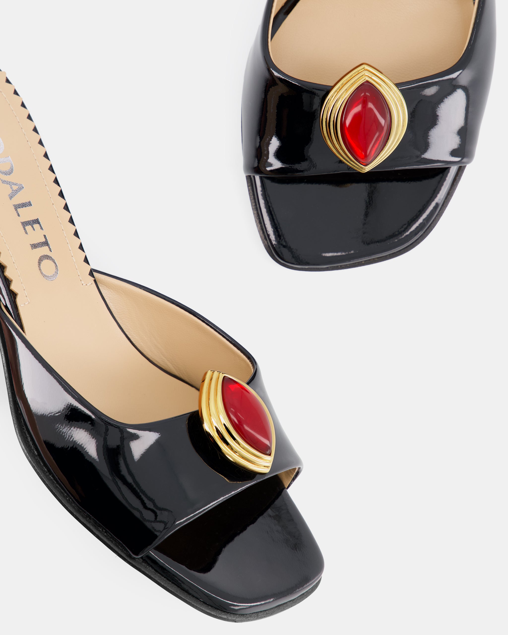 Nodaleto x Julietta Petal Schuhclip Red Ruby 2er