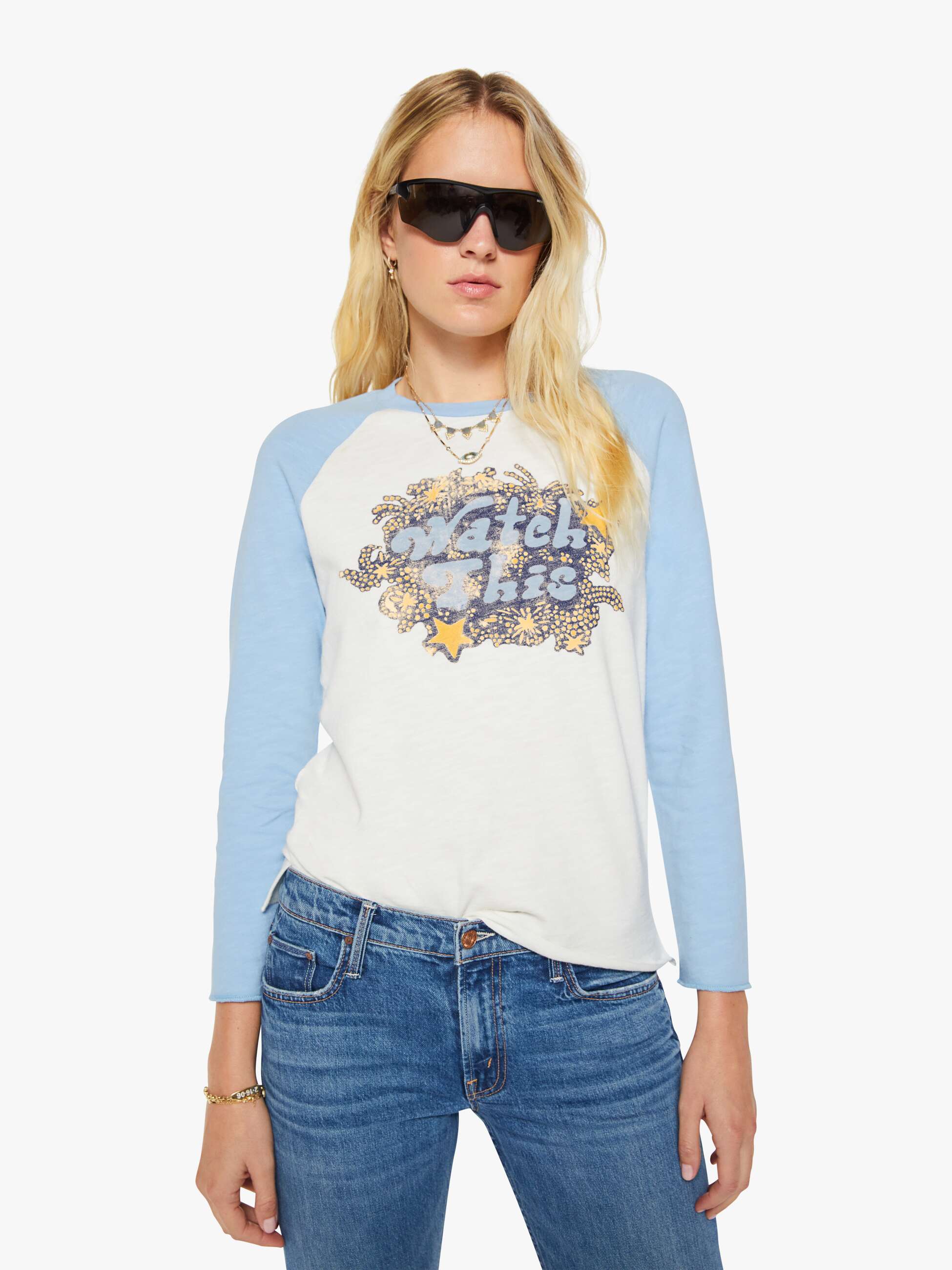 MOTHER Tees The Vintage Sporty Concert T-Shirt Watch This